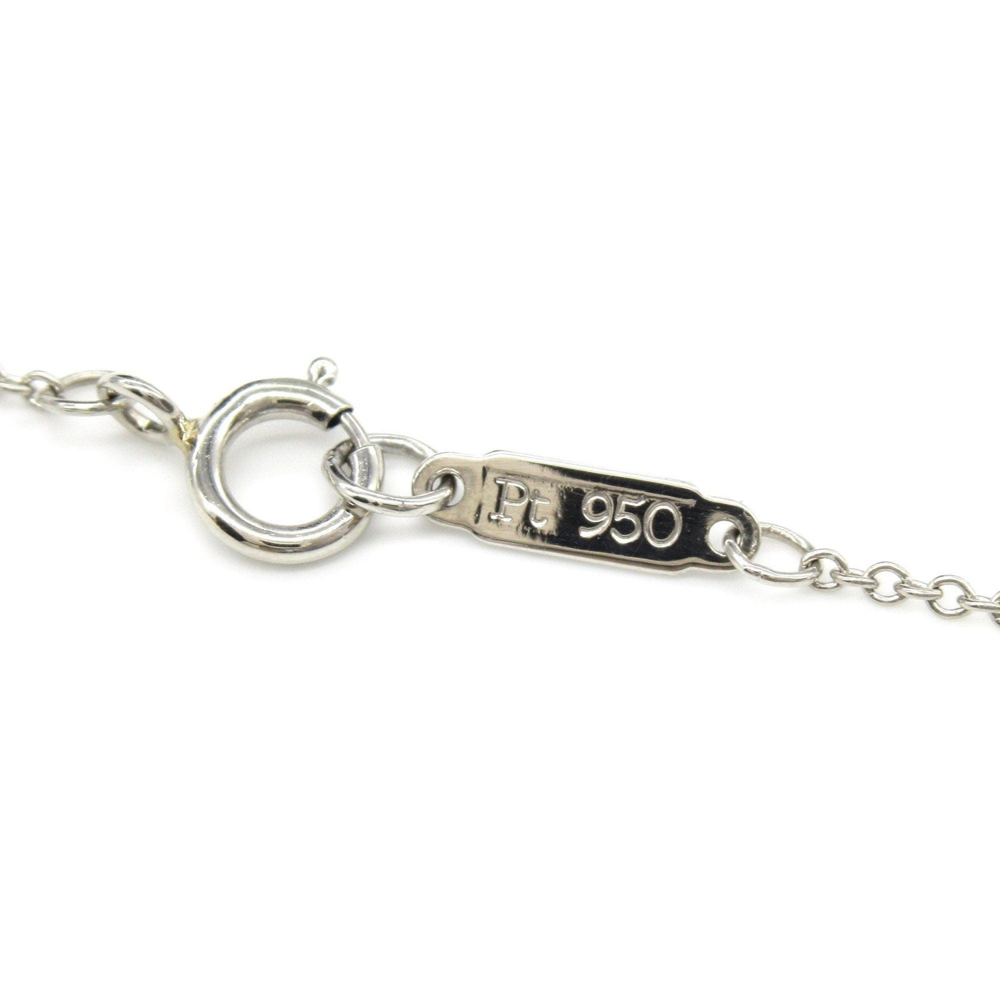 Pendant Necklace Platinum with Aquamarine and Diamond