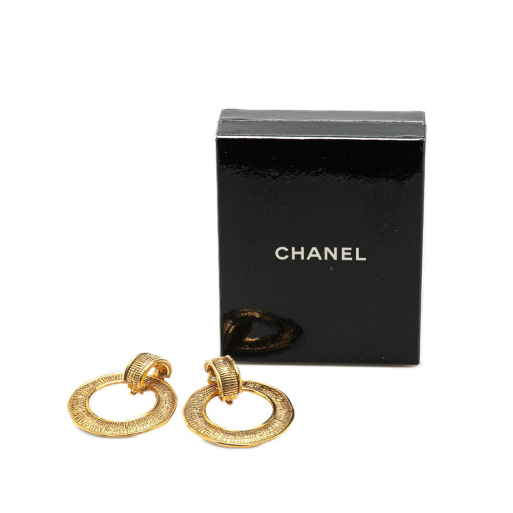 Clip-On Earrings Clip-On Gold-Tone Metal