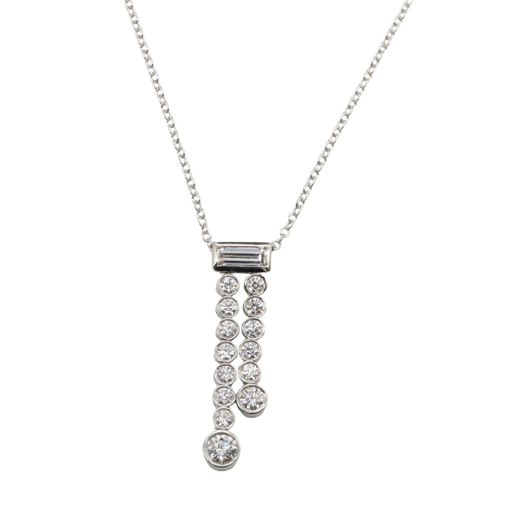 Pendant Necklace Platinum with Diamond