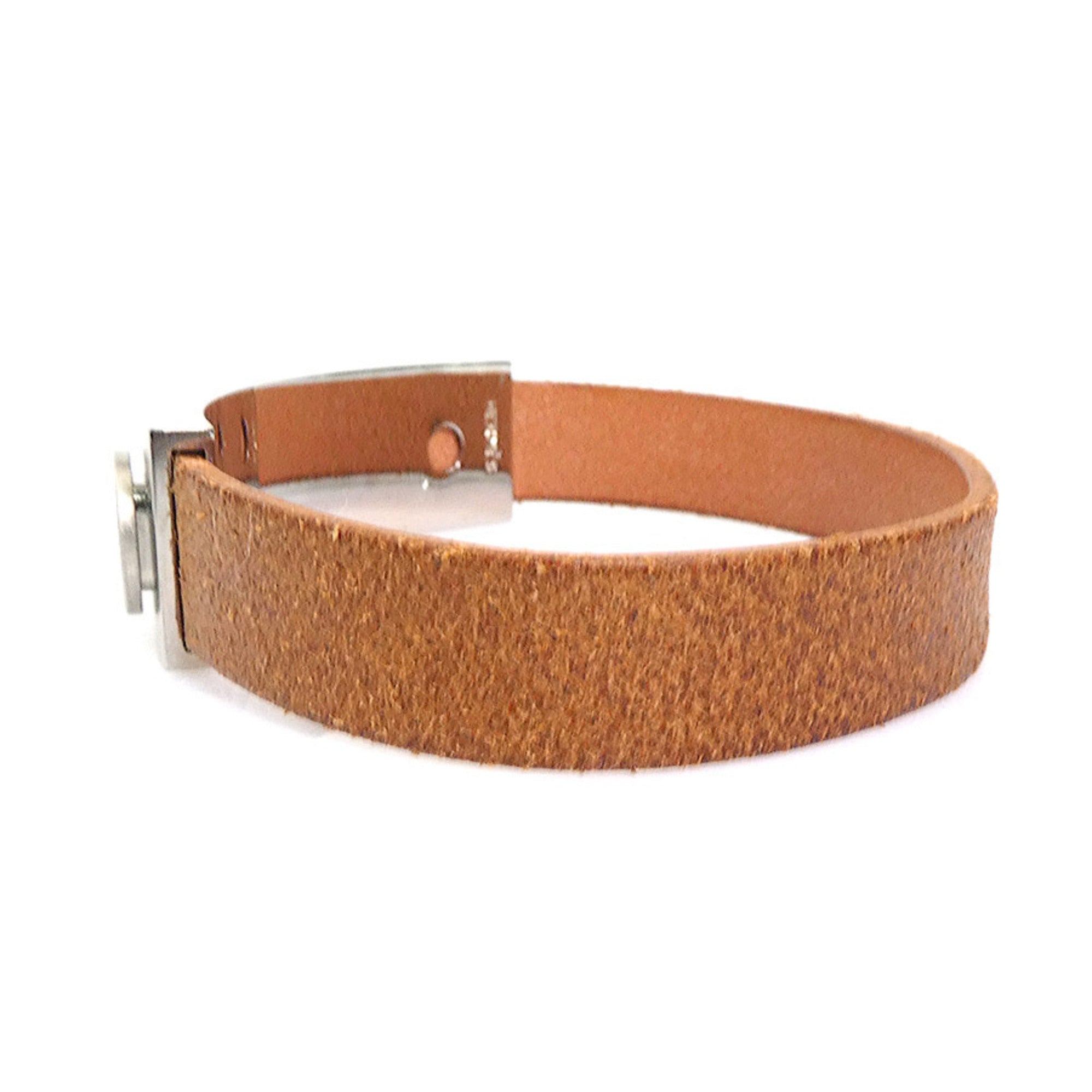 Bracelet Leather and Metal