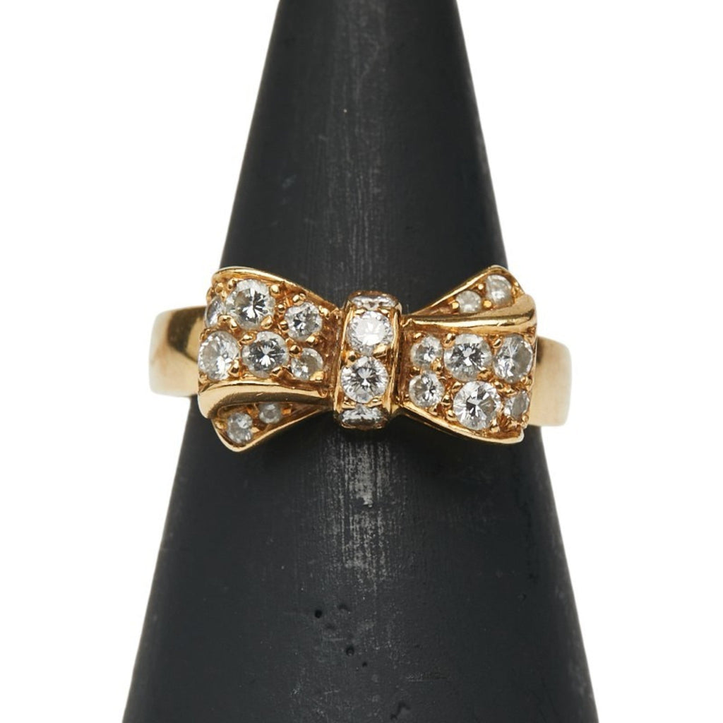Nouveau Papillon Ring 18K Yellow Gold with Diamond