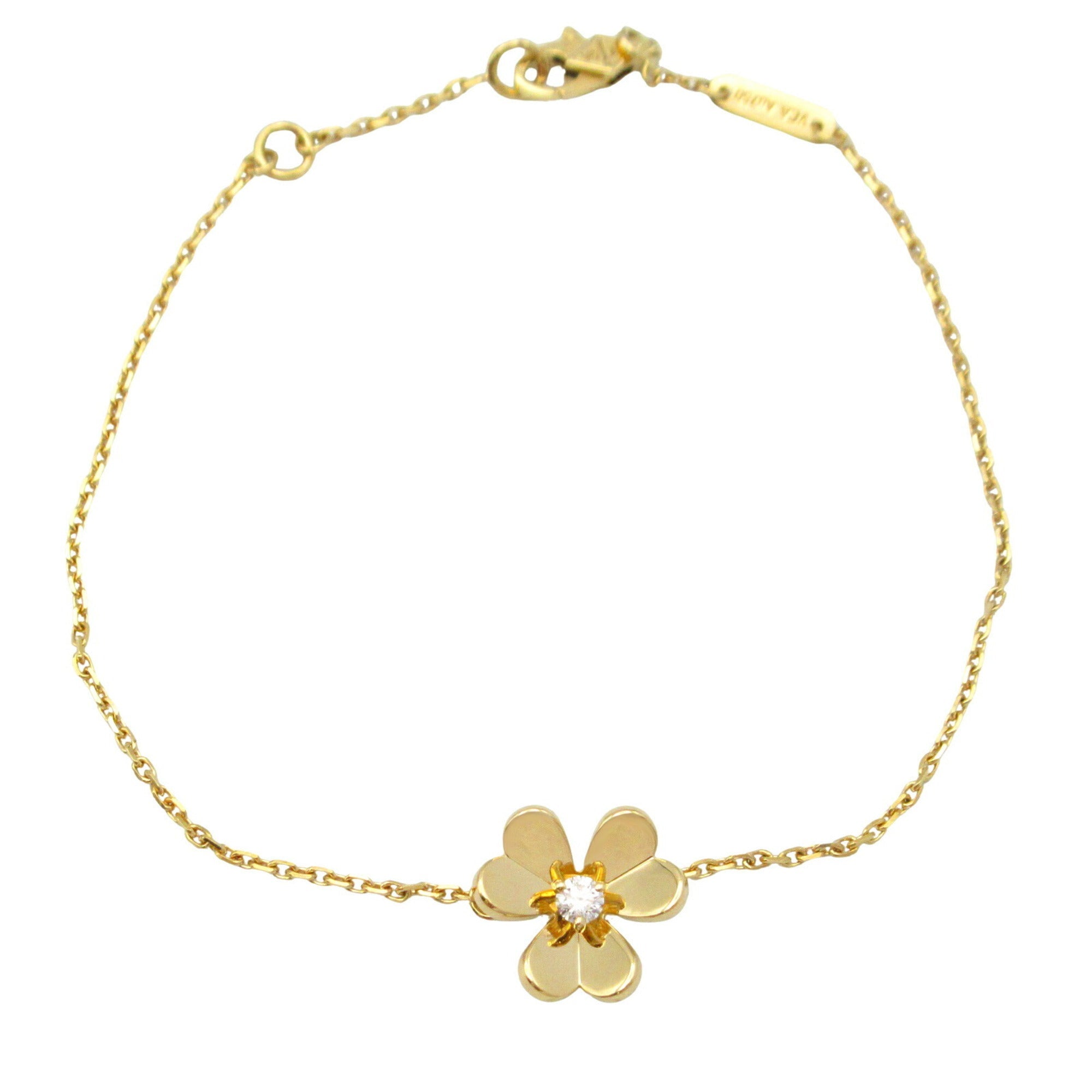 Frivole Bracelet 18K Yellow Gold Mini with Diamond