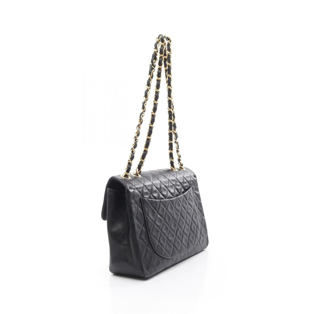 Vintage Classic Single Flap Bag Quilted Caviar Jumbo