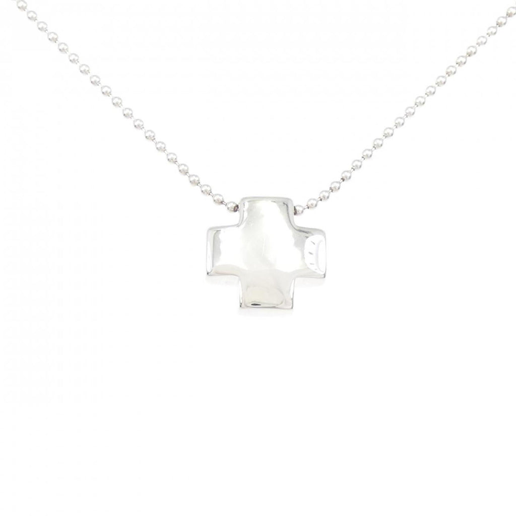 Roman Cross Pendant Necklace Sterling Silver