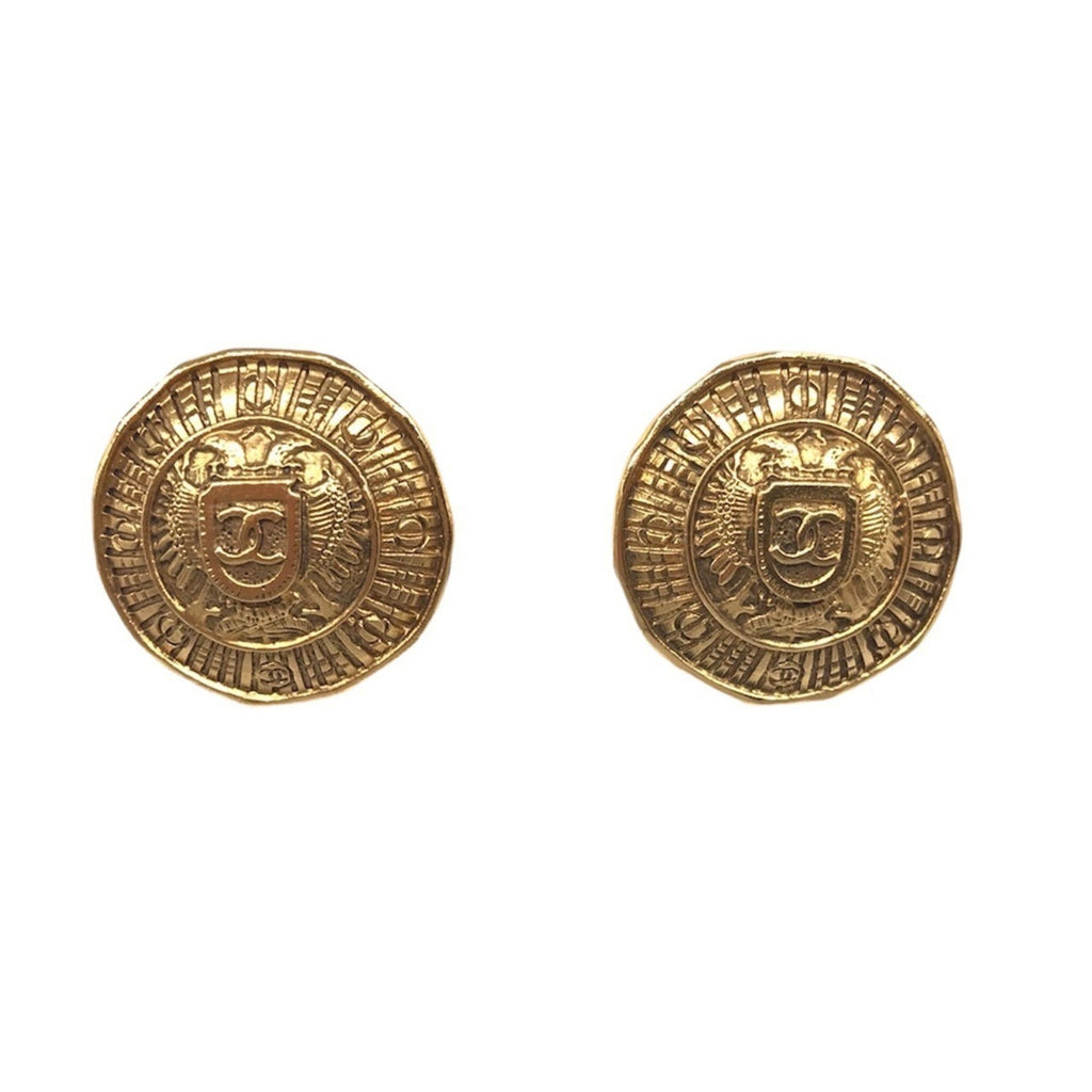 Clip-On Earrings Clip-On Gold-Tone Metal