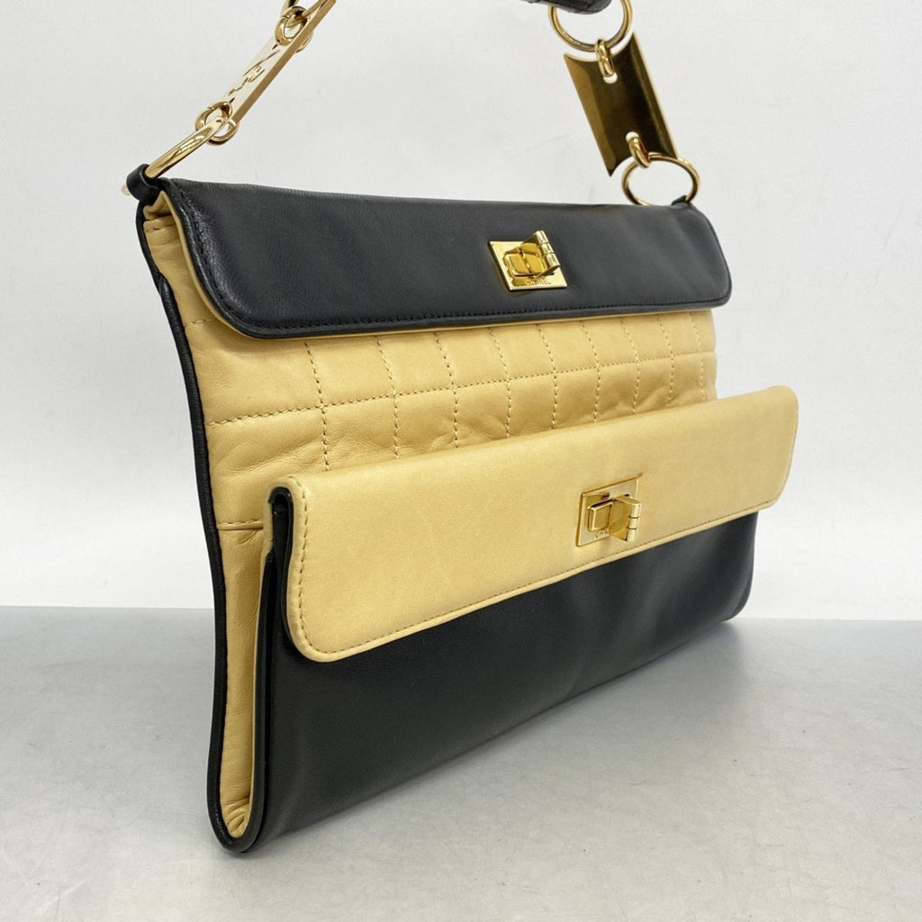 Vintage Mademoiselle Flap Bag Quilted Lambskin Medium