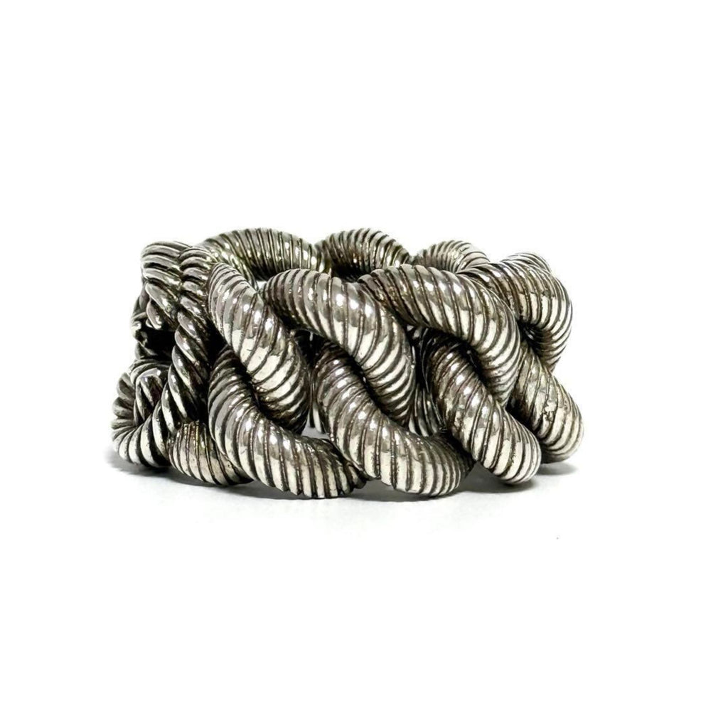 Gourmet Chain Ring Sterling Silver