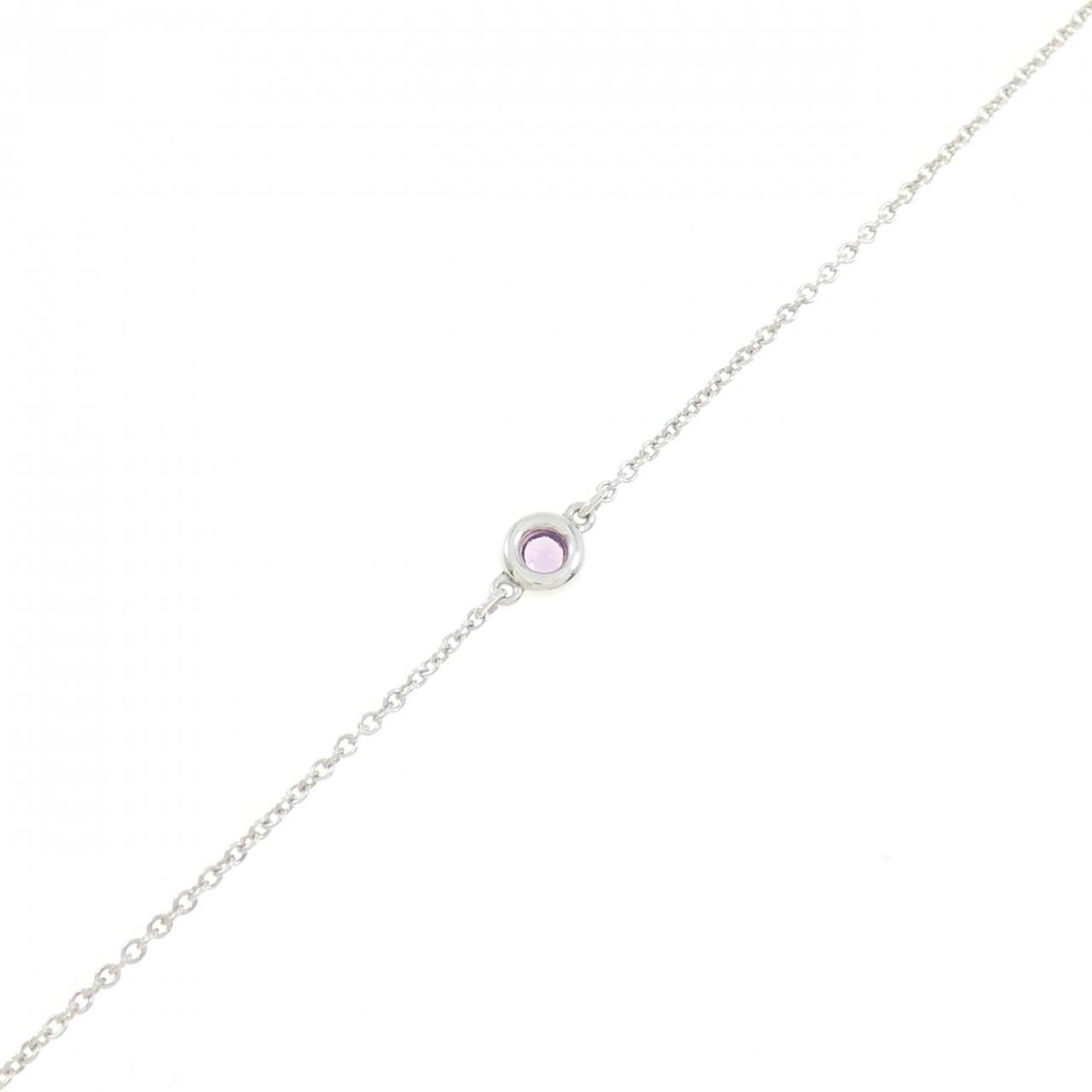 Elsa Peretti Diamonds By The Yard Pendant Necklace Sterling Silver