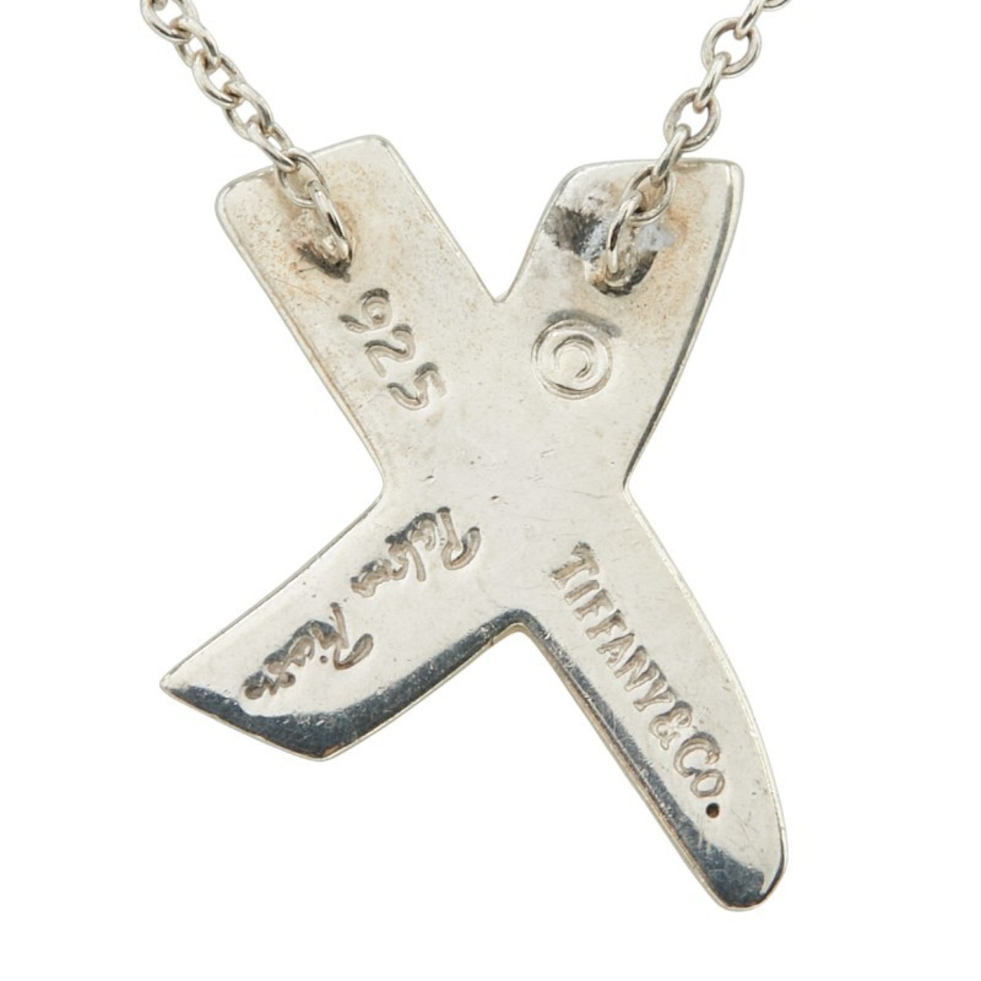 Kiss Pendant Necklace Sterling Silver