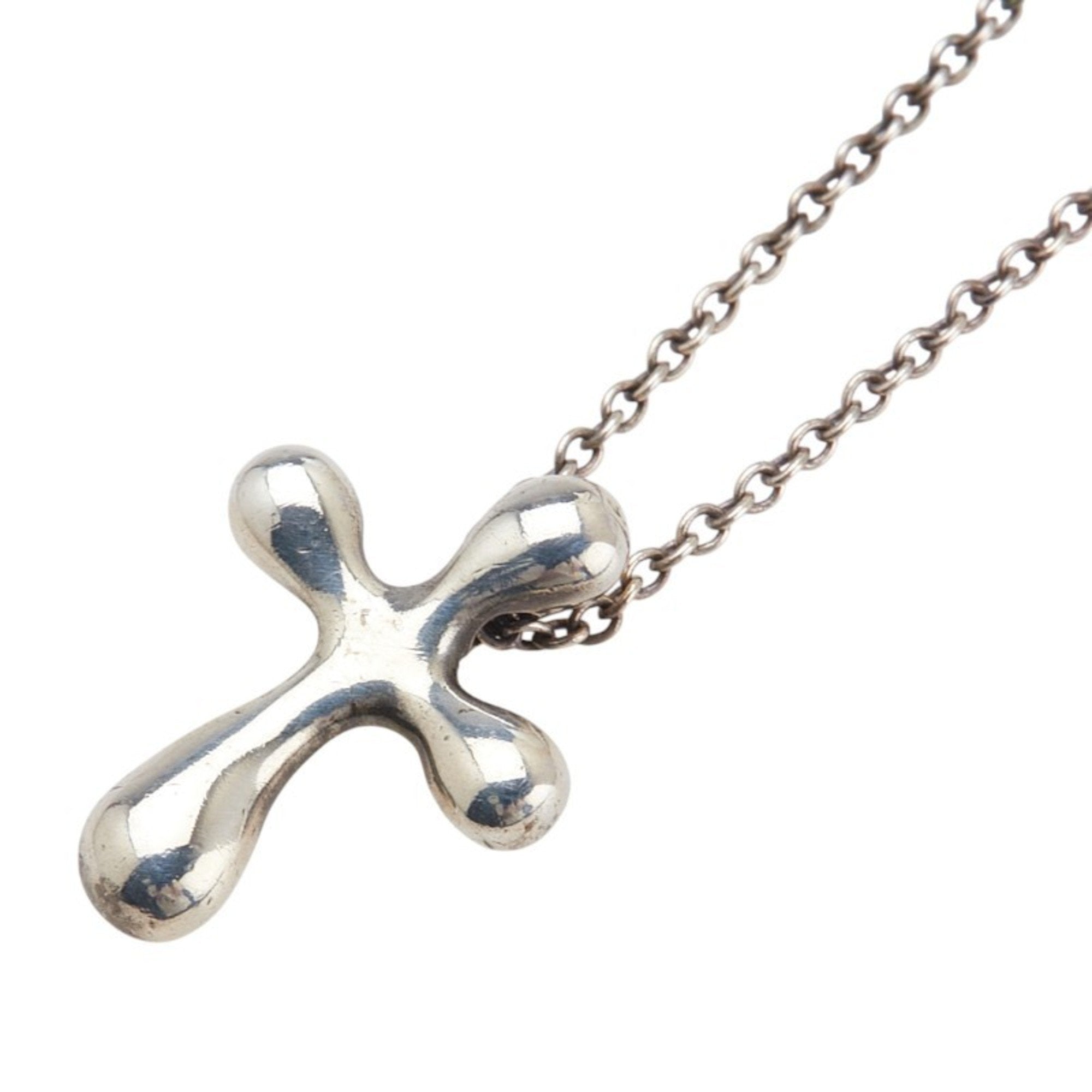 Cross Pendant Necklace Sterling Silver