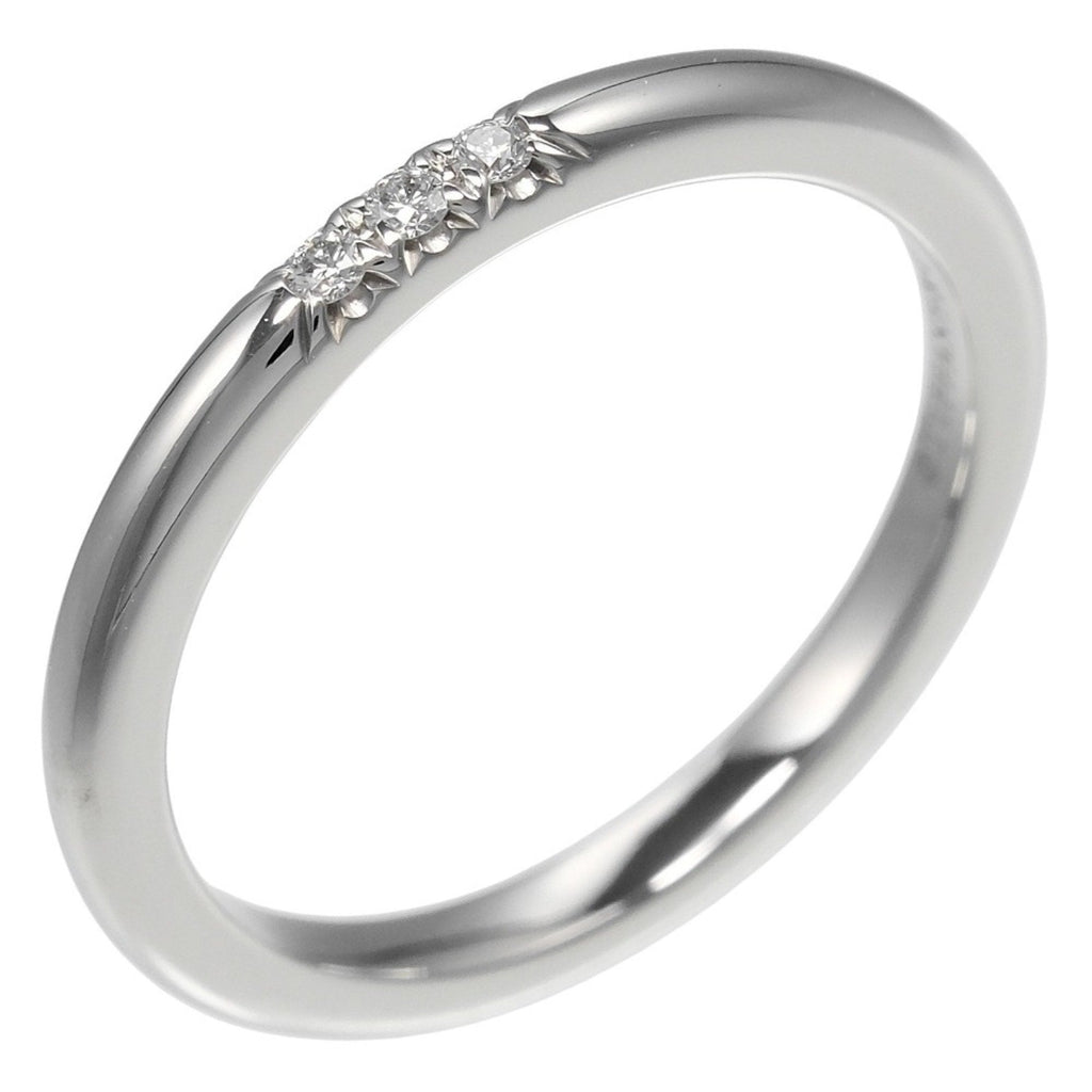 Band Ring Platinum with Diamond