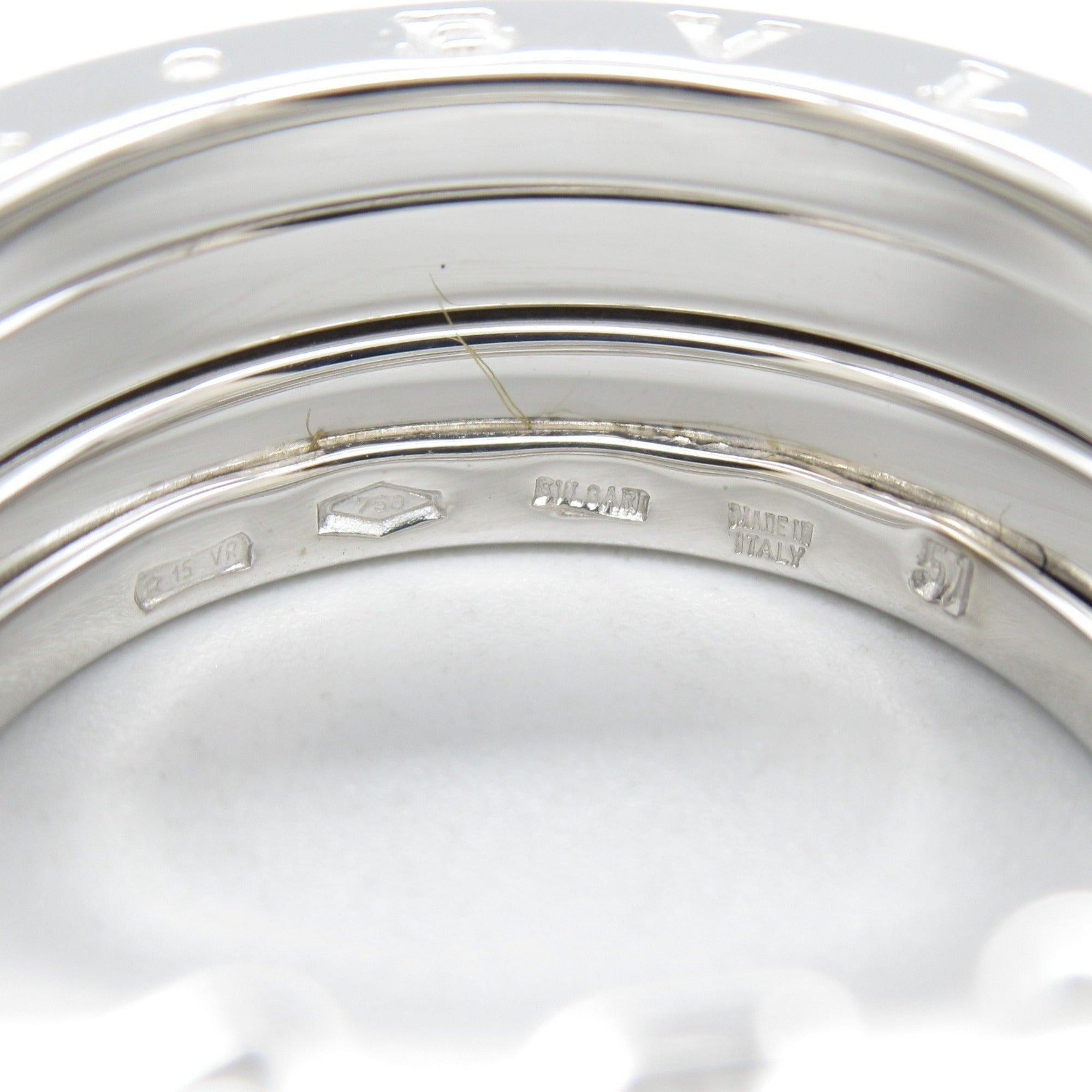 B.Zero1 Ring 18K White Gold and Sterling Silver