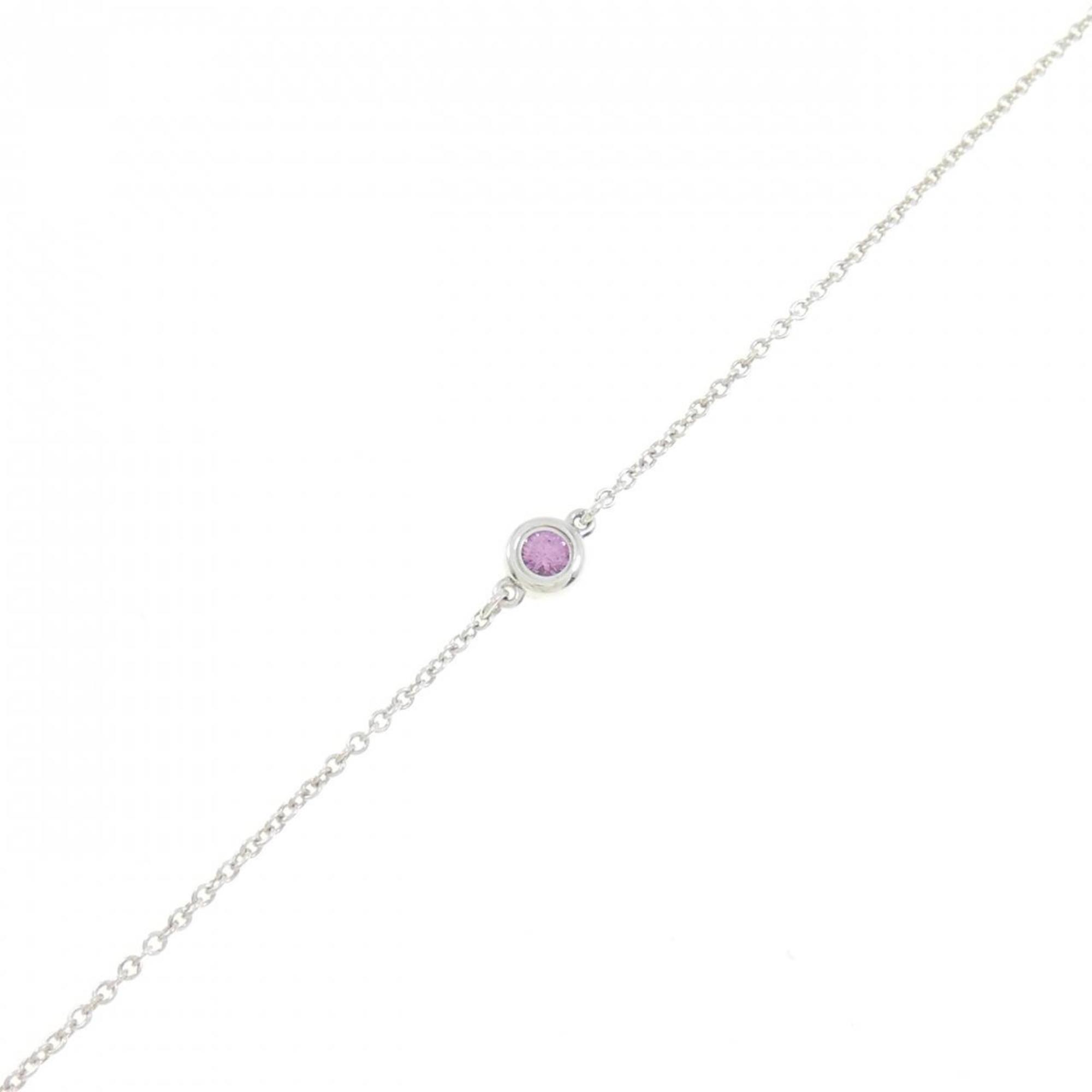 Elsa Peretti Diamonds By The Yard Pendant Necklace Sterling Silver