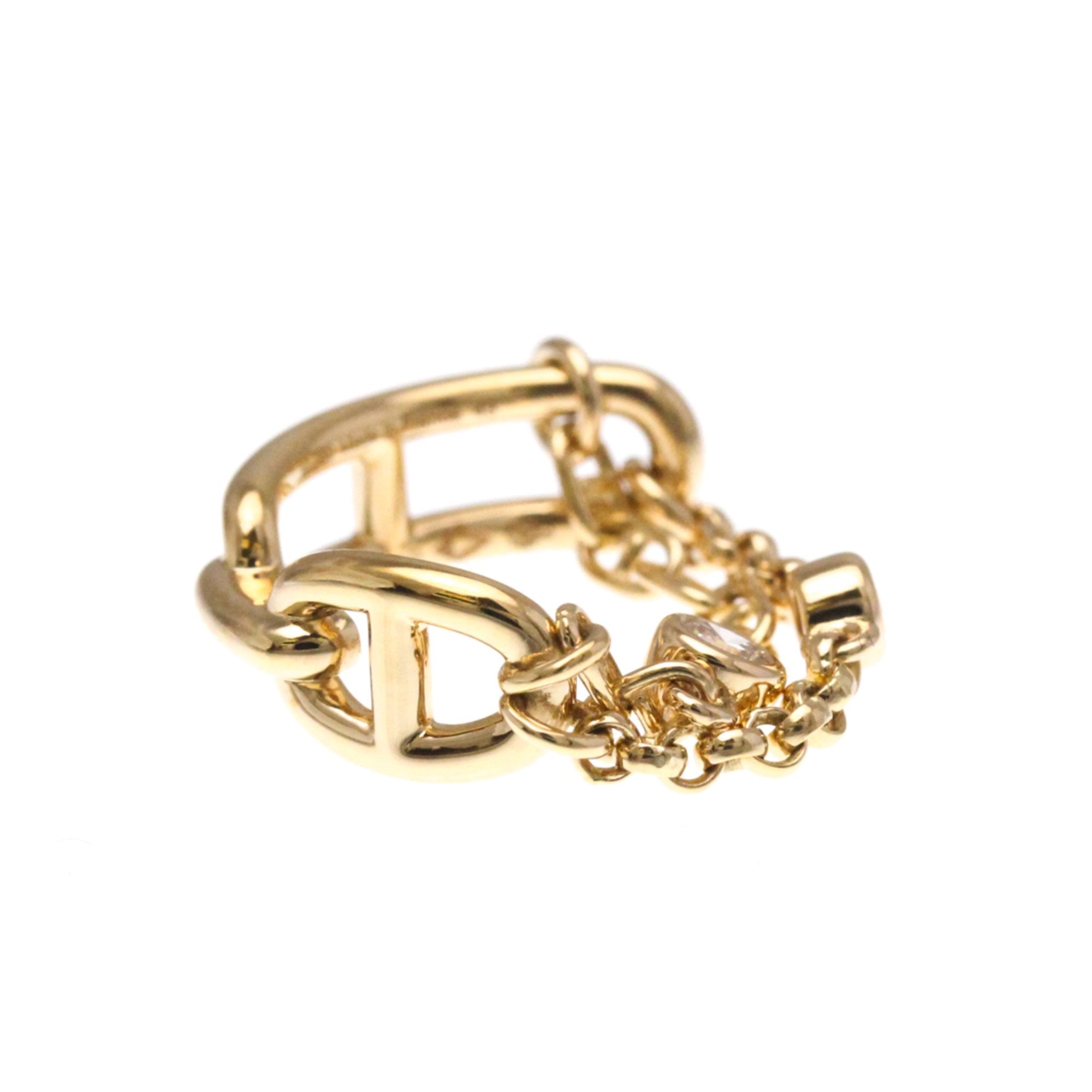 Band Ring 18K Rose Gold with Diamond