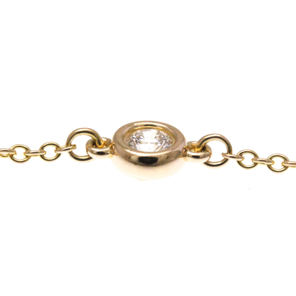 Elsa Peretti Diamonds By The Yard Pendant Necklace 18K Rose Gold and Diamond