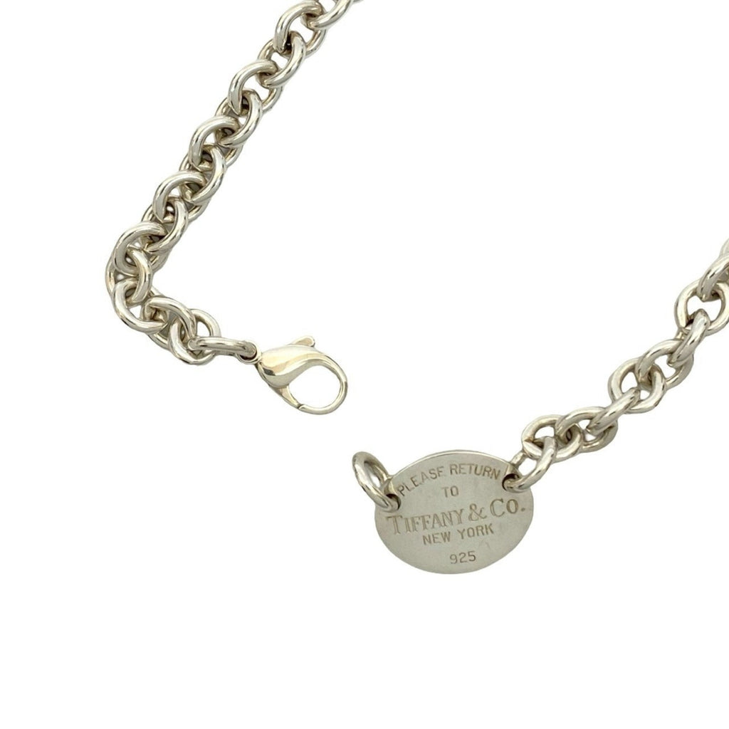 Return To Oval Pendant Necklace Sterling Silver