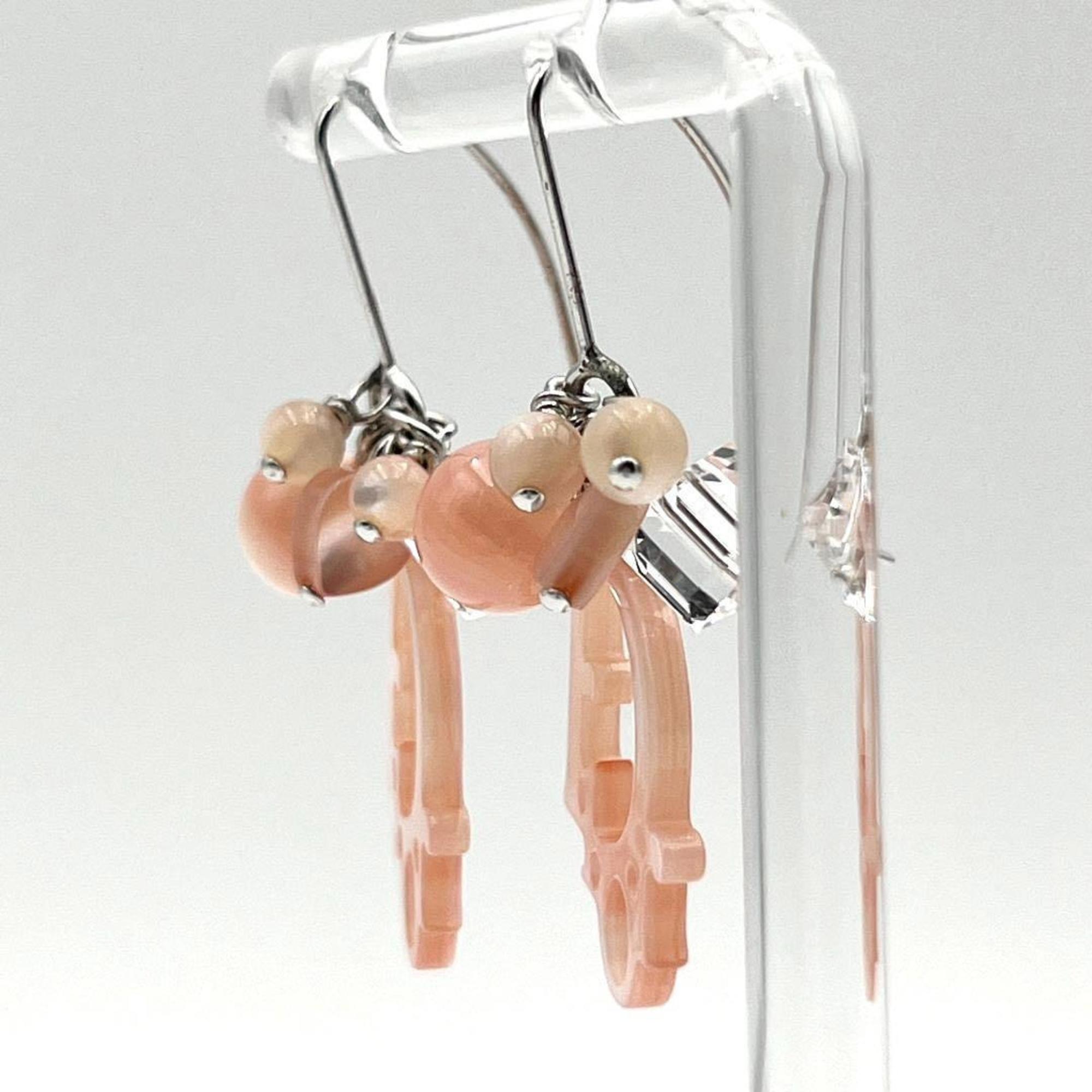 Earrings Metal and Plastic