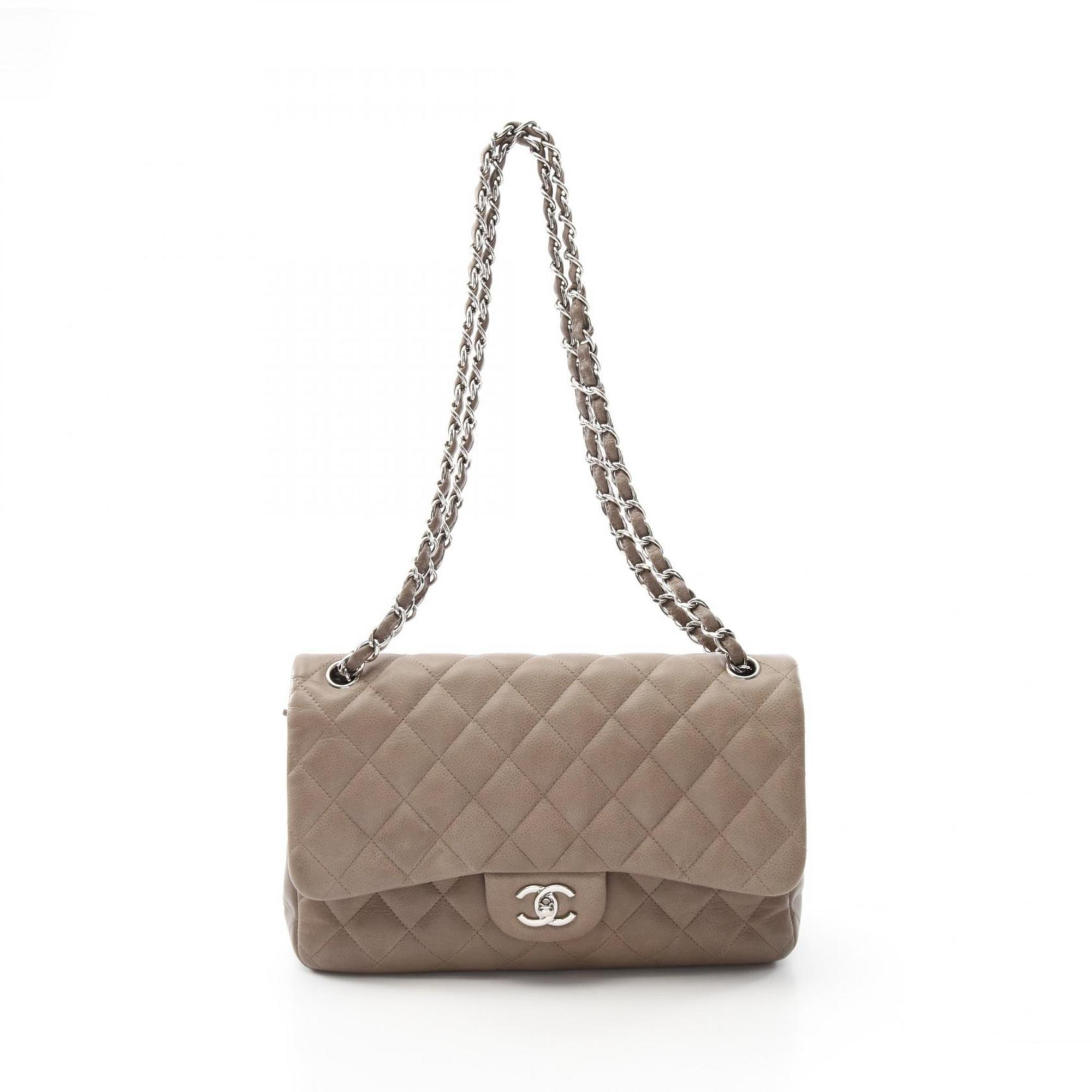 Classic Double Flap Bag Quilted Caviar Jumbo