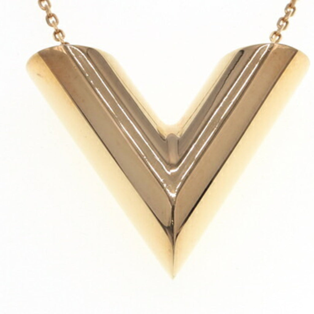 Pendant Necklace Metal Gold Long Large