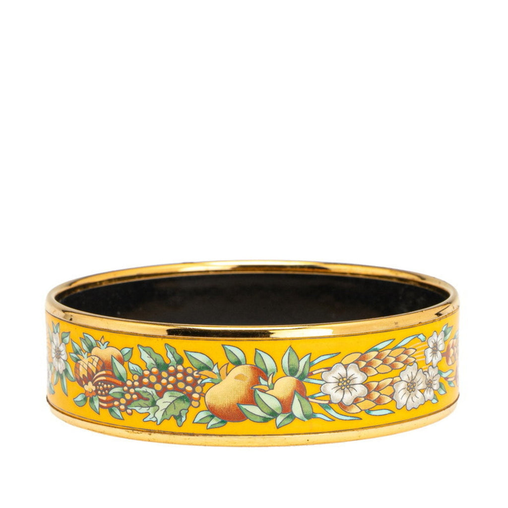 Enamel Bracelet Gold and Multi Color and Yellow
