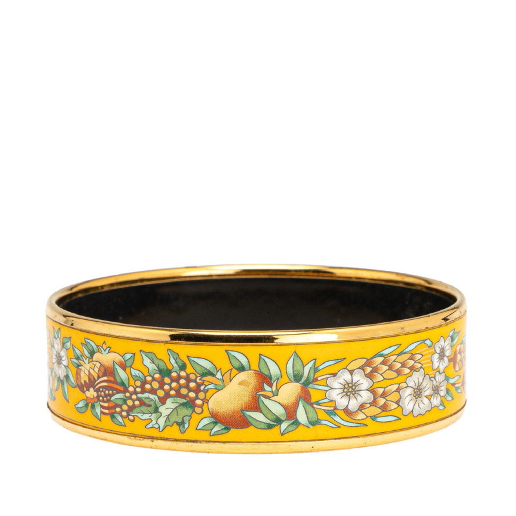 Enamel Bracelet Gold and Multi Color and Yellow