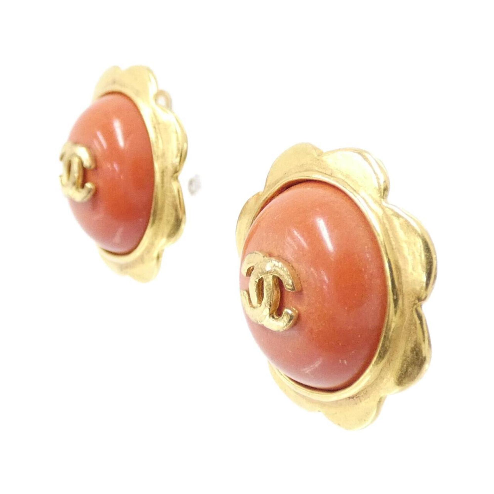 Clip-On Earrings Clip-On Gold-Tone Metal