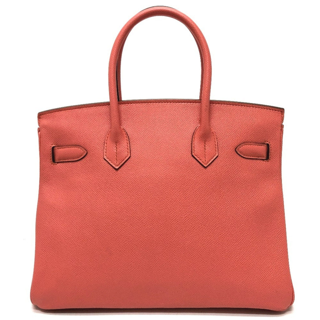 Birkin Handbag Red Epsom with Palladium Hardware 30