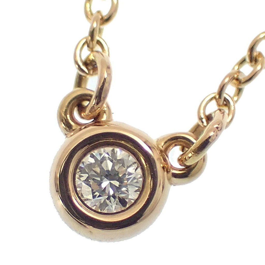Elsa Peretti Diamonds By The Yard Pendant Necklace 18K Yellow Gold and Diamond