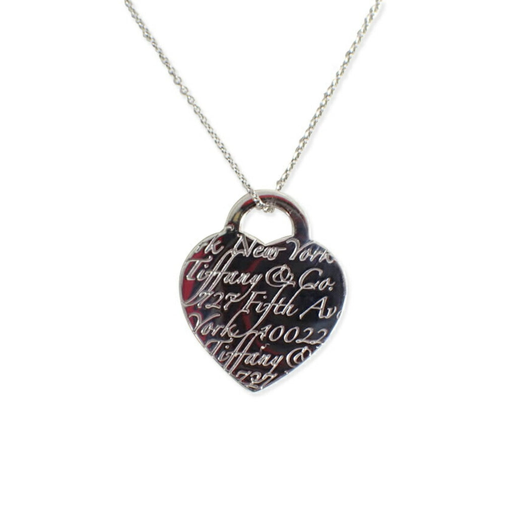 Heart Pendant Necklace Sterling Silver