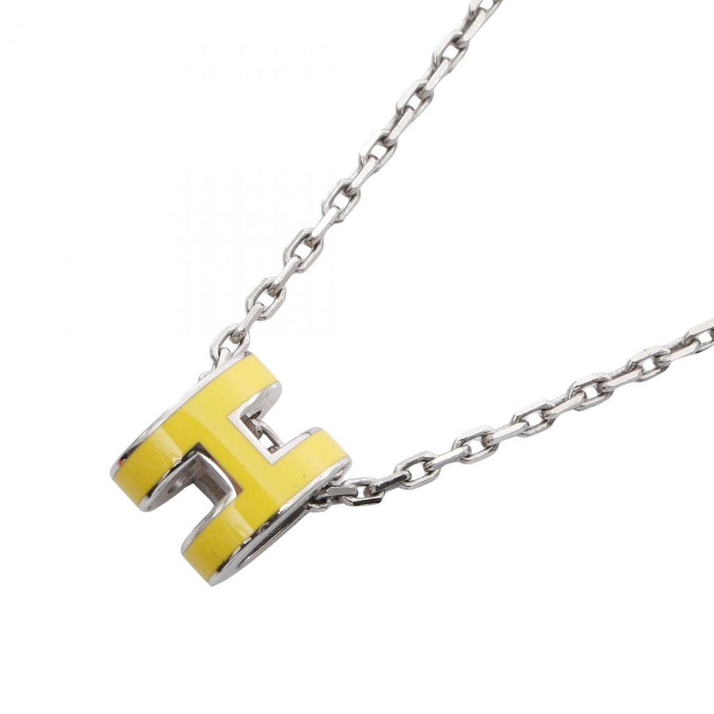 Pop H Pendant Necklace Sterling Silver