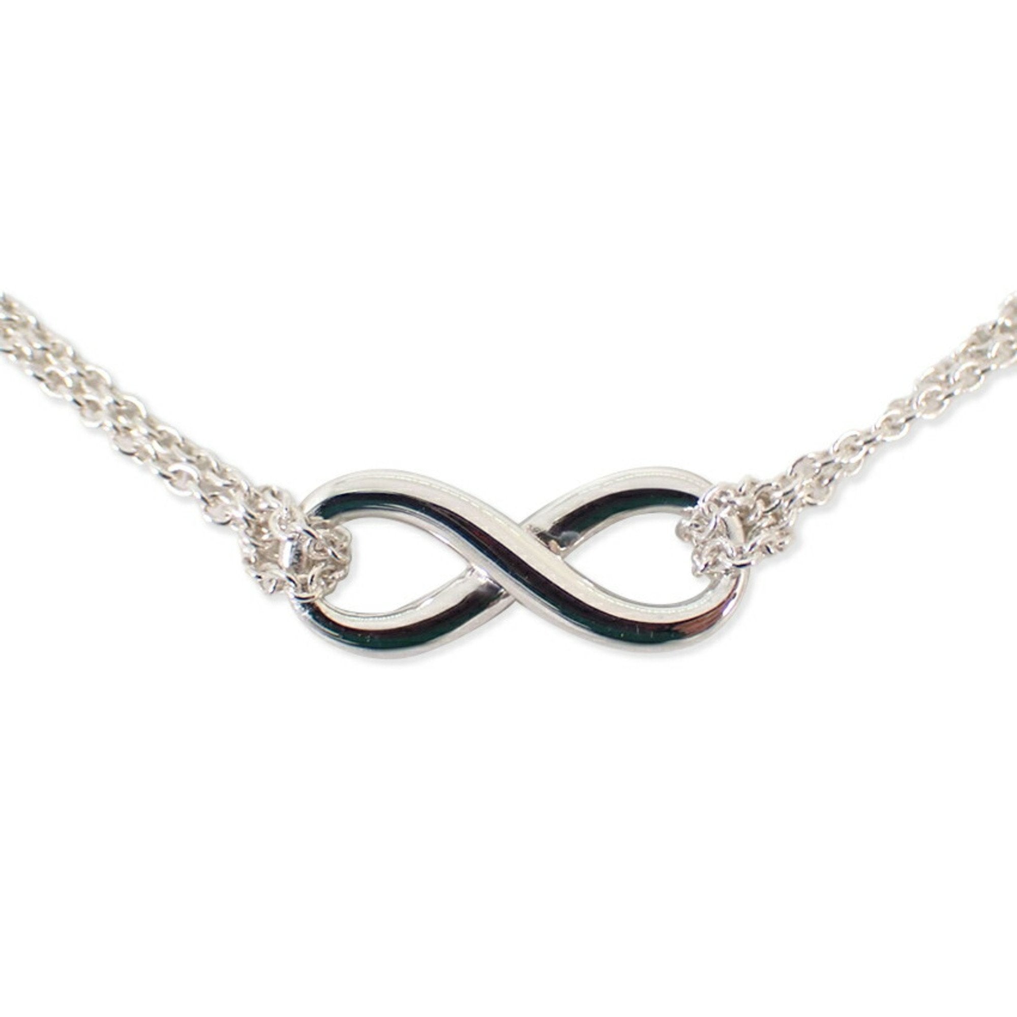 Infinity Pendant Necklace Sterling Silver