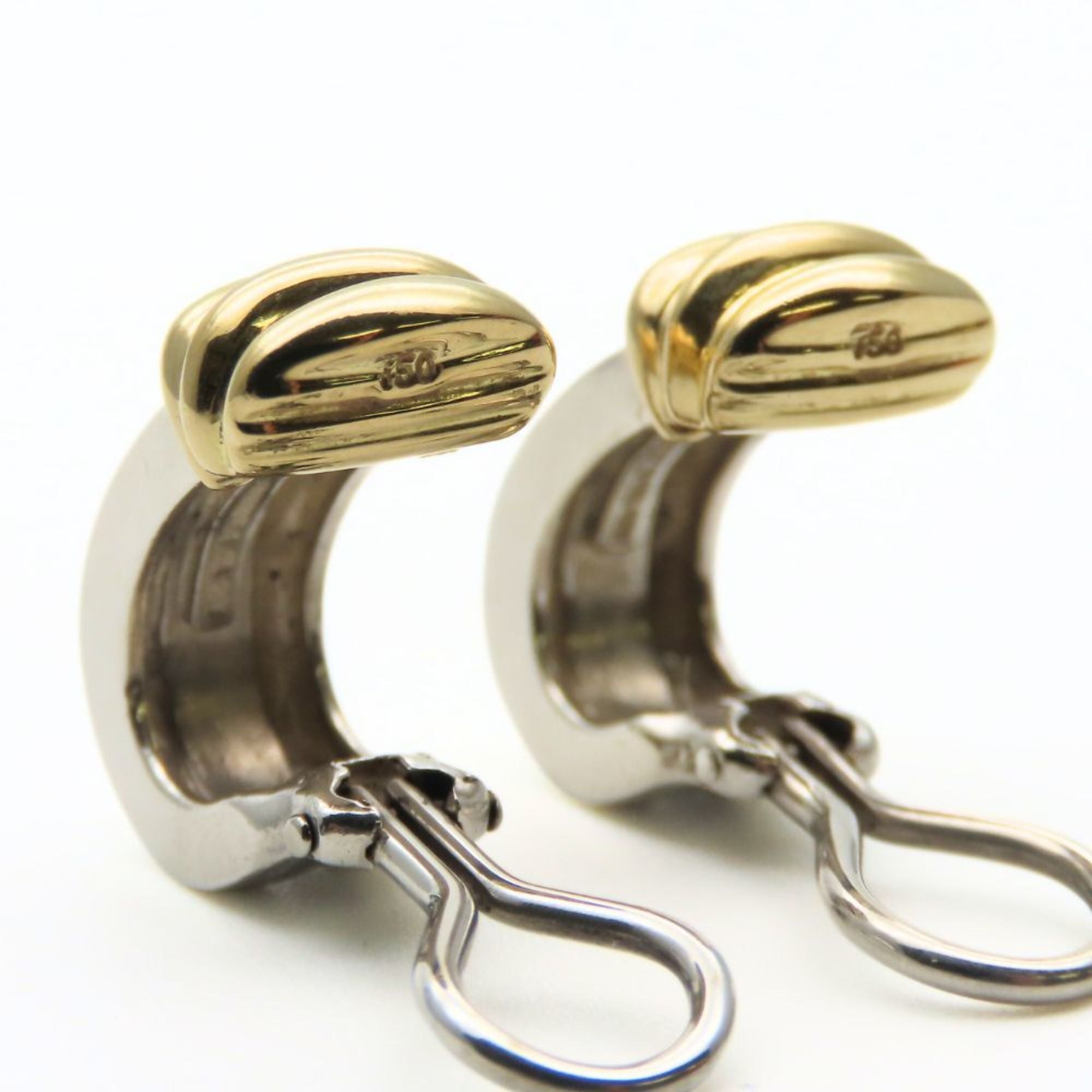 Earrings 18K Gold and Sterling Silver