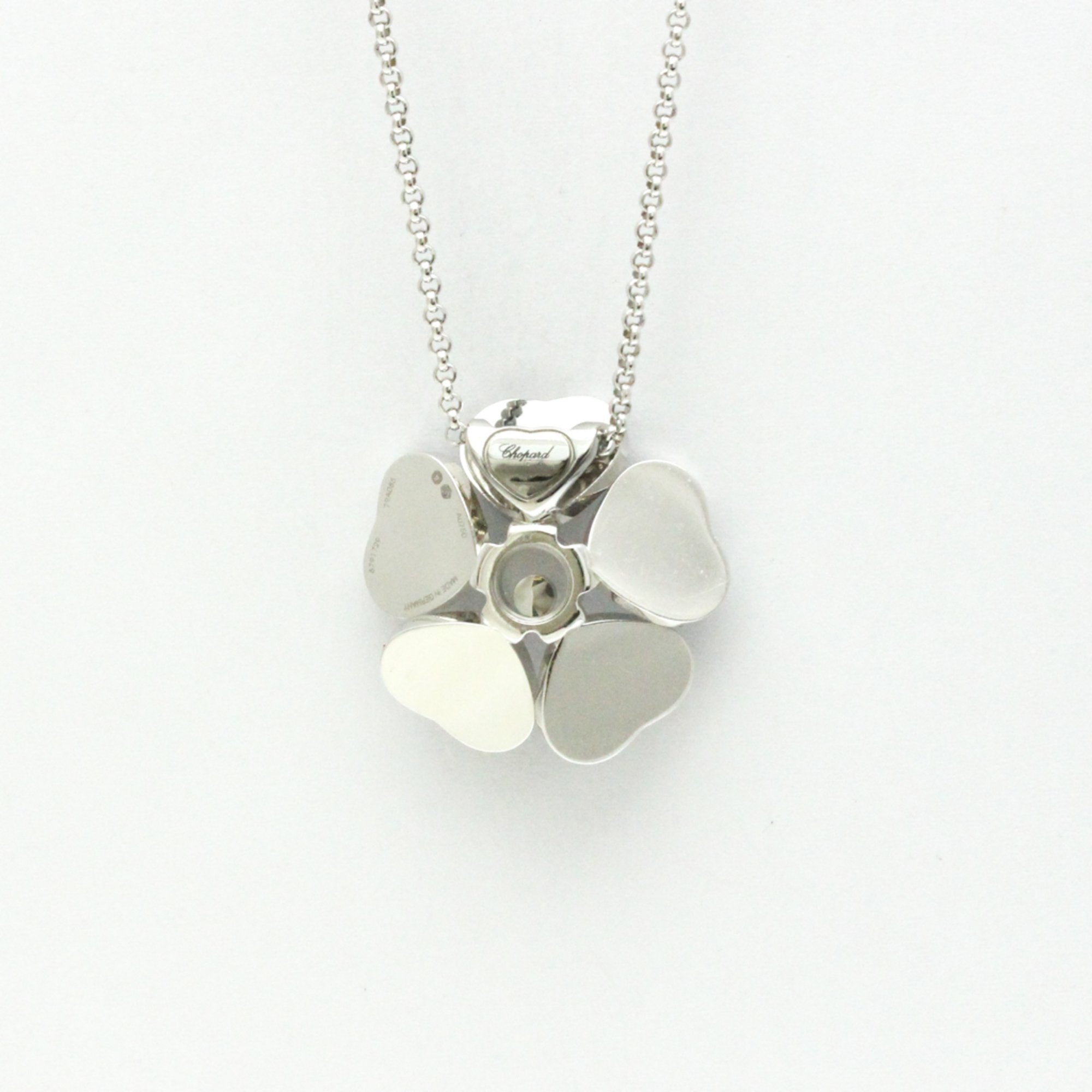 Pendant Necklace 18K White Gold with Diamond