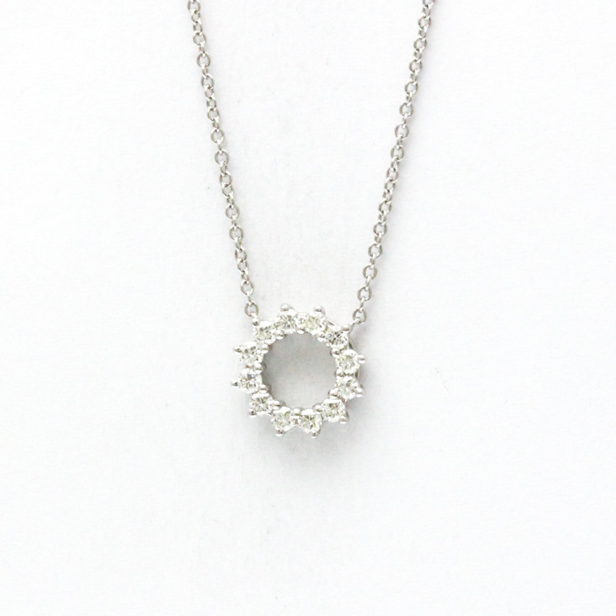 Pendant Necklace Platinum With Diamond