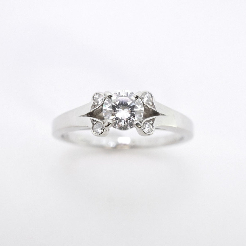 Ring Platinum with Diamond