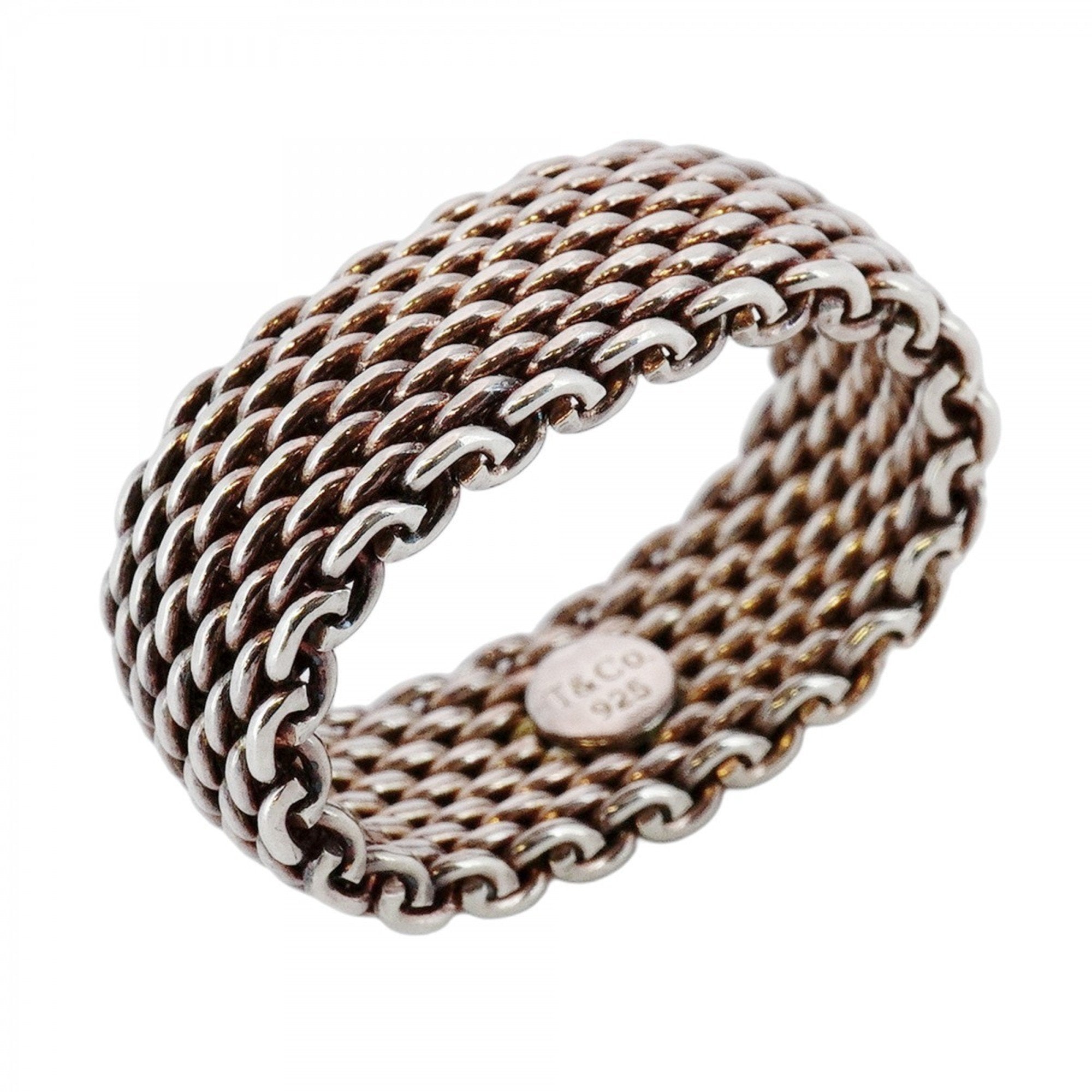 Somerset Mesh Ring Sterling Silver