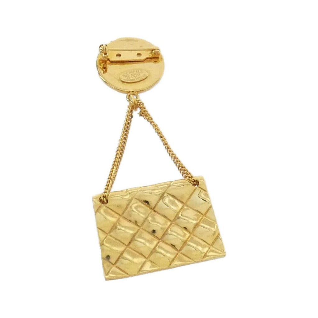 Brooch Gold-Tone Metal