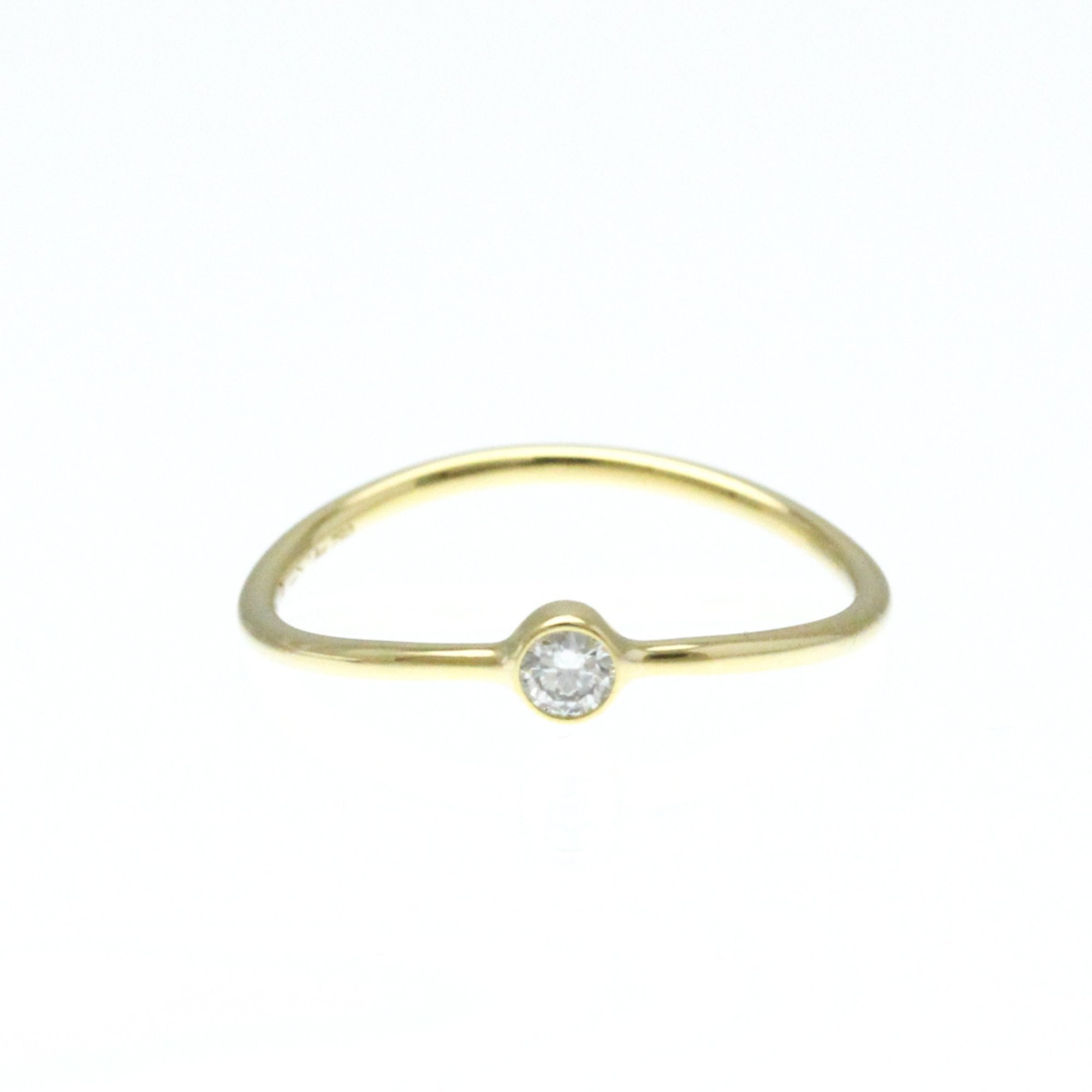 Wave Ring 18K Yellow Gold with Diamond