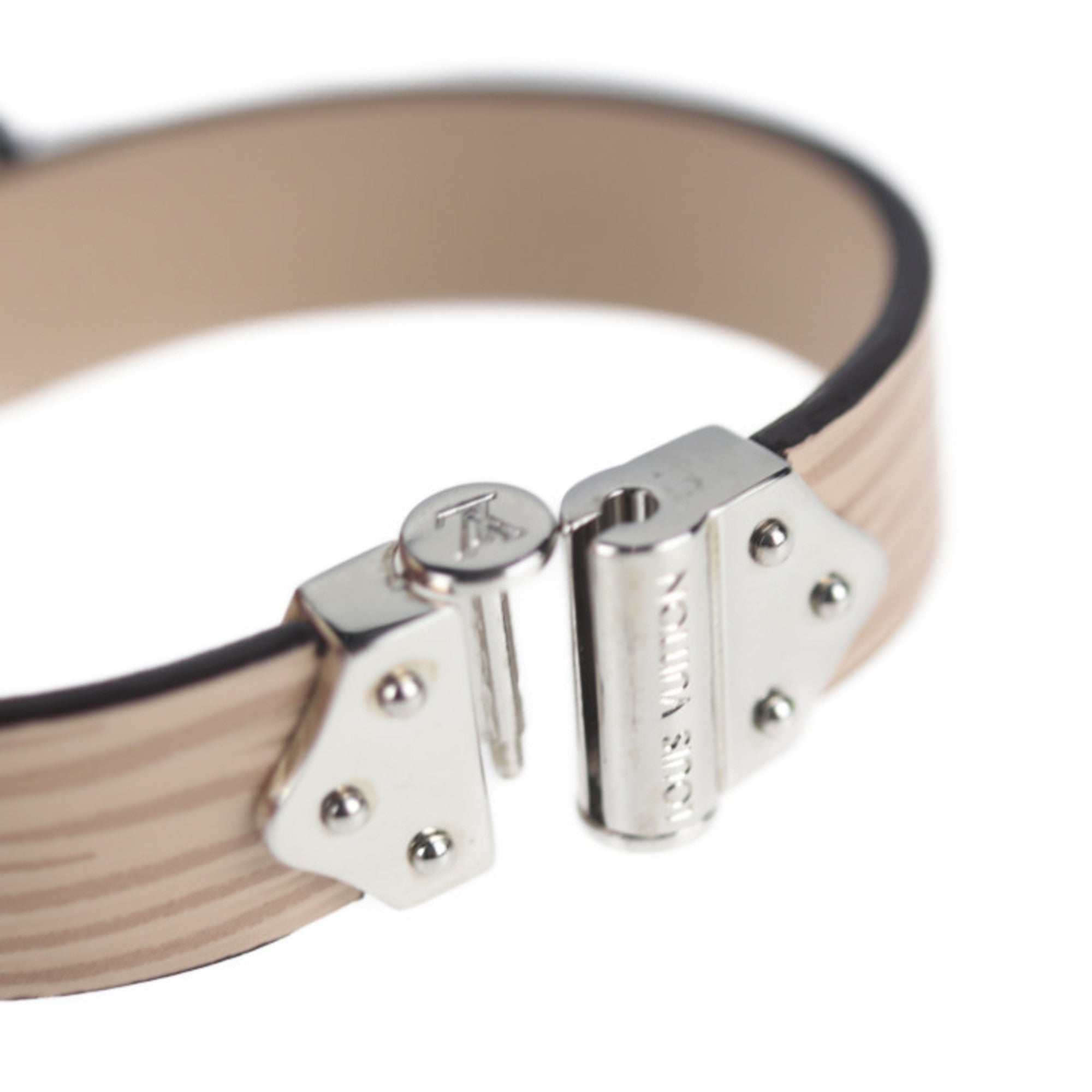 Bracelet Epi Leather Beige