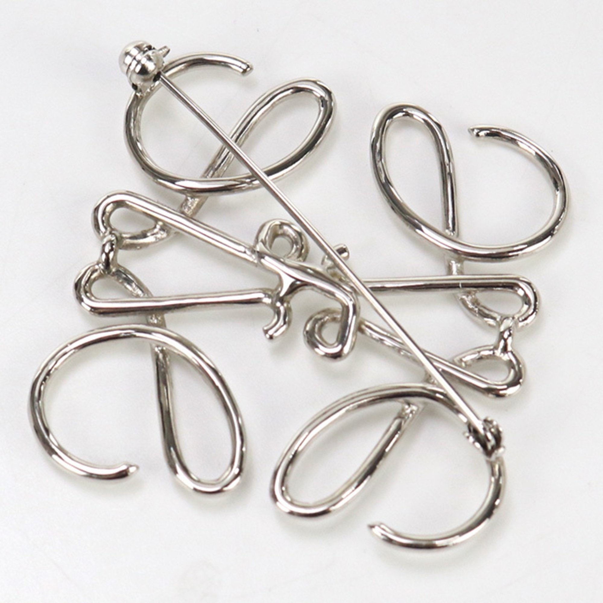 Anagram Brooch Metal Silver