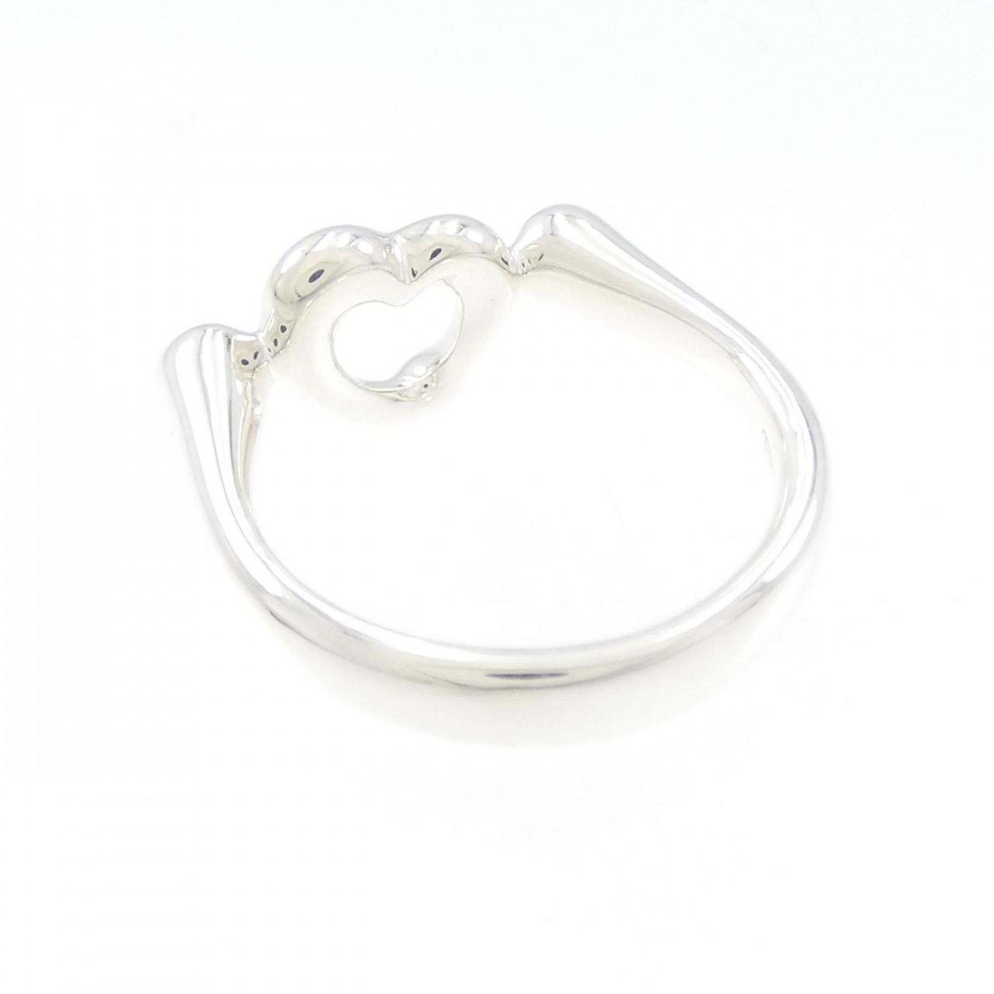 Open Heart Ring Sterling Silver