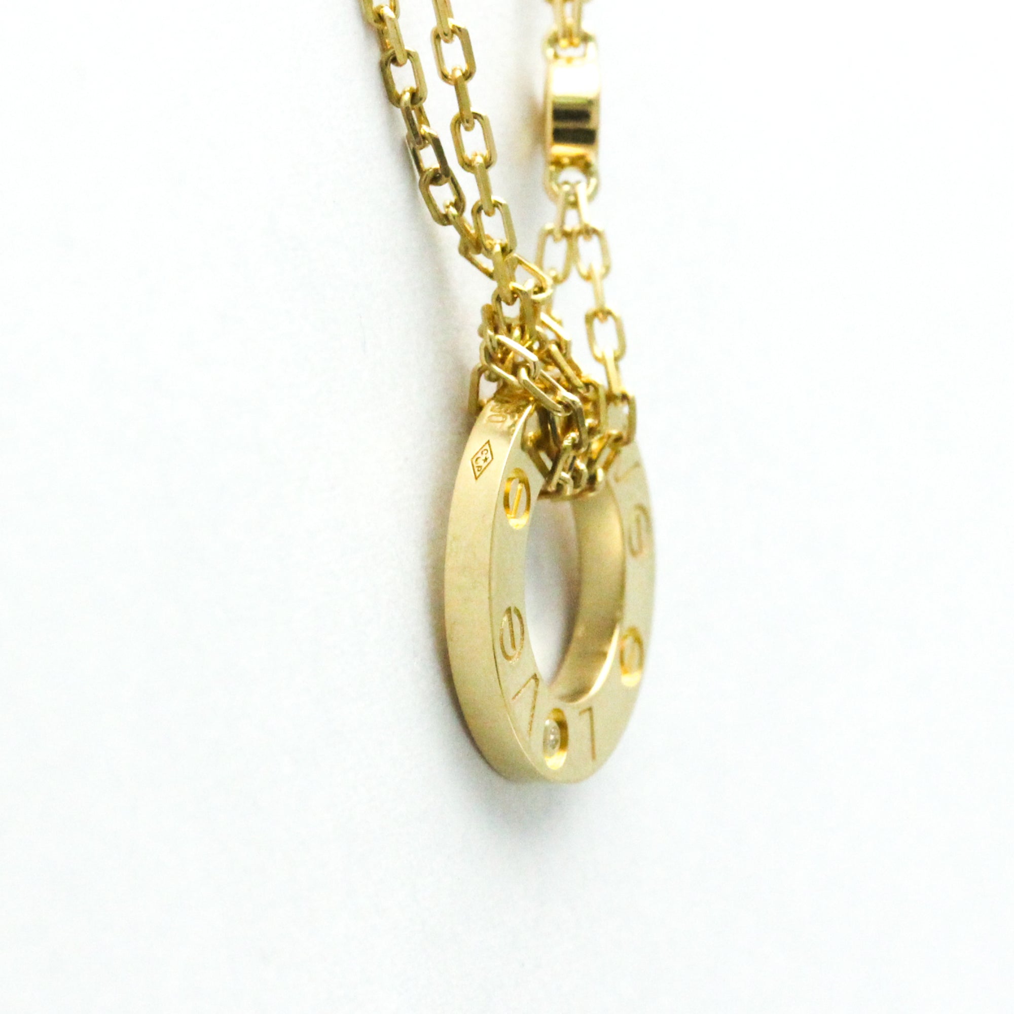 Pendant Necklace 18K Yellow Gold with Diamond