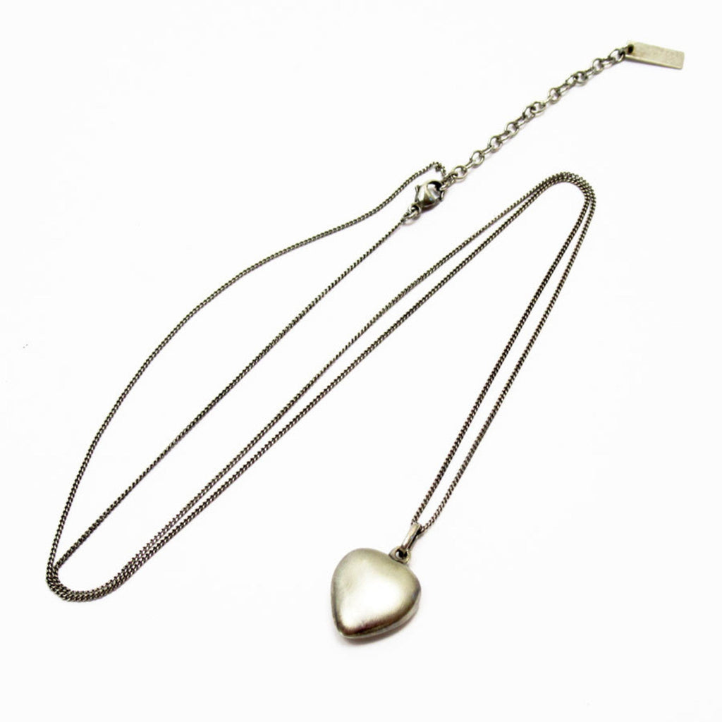 Pendant Necklace Silver Metal