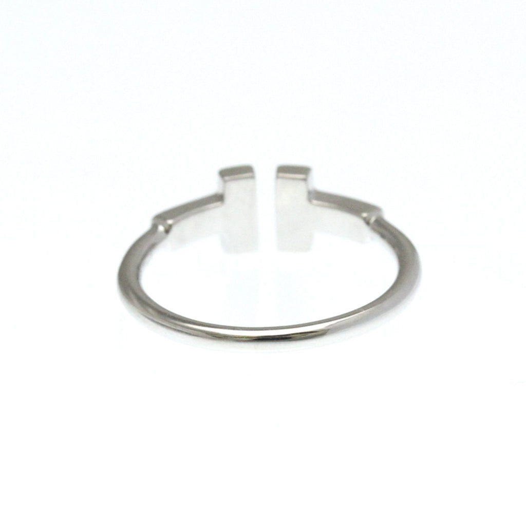Band Ring 18K White Gold with Diamond