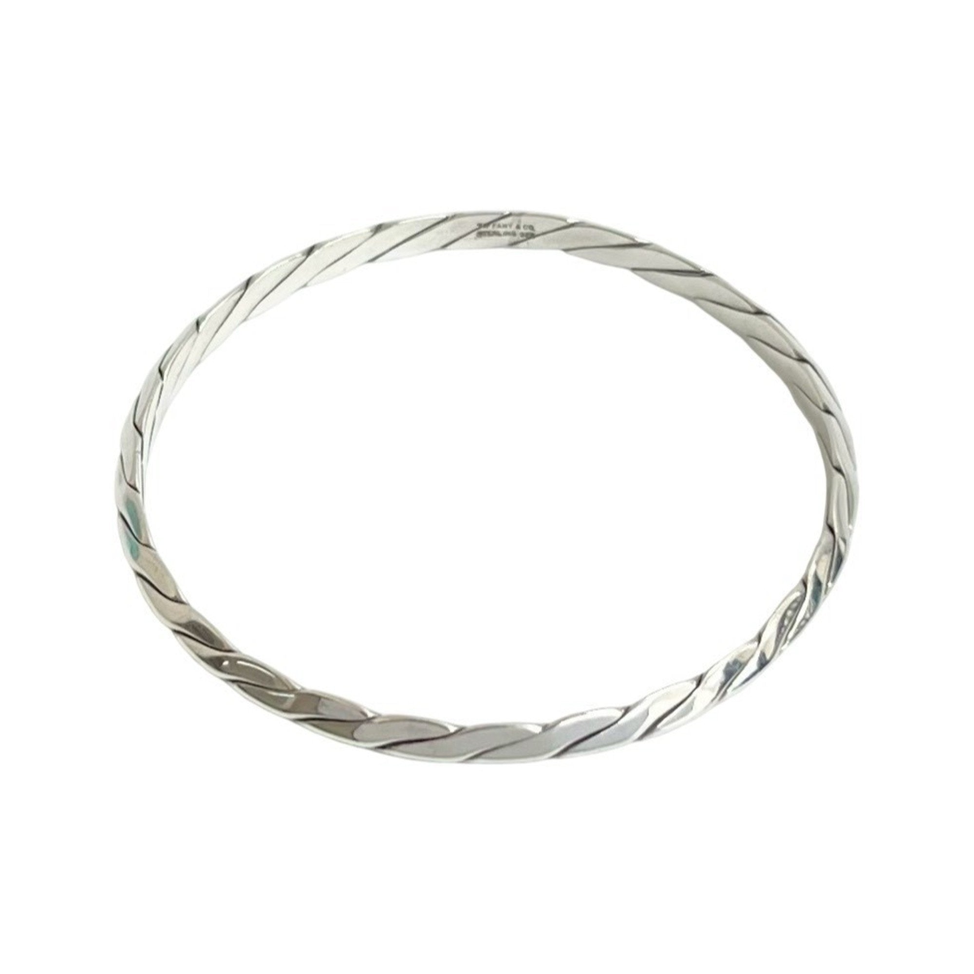 Knife Edge Twist Bracelet Sterling Silver