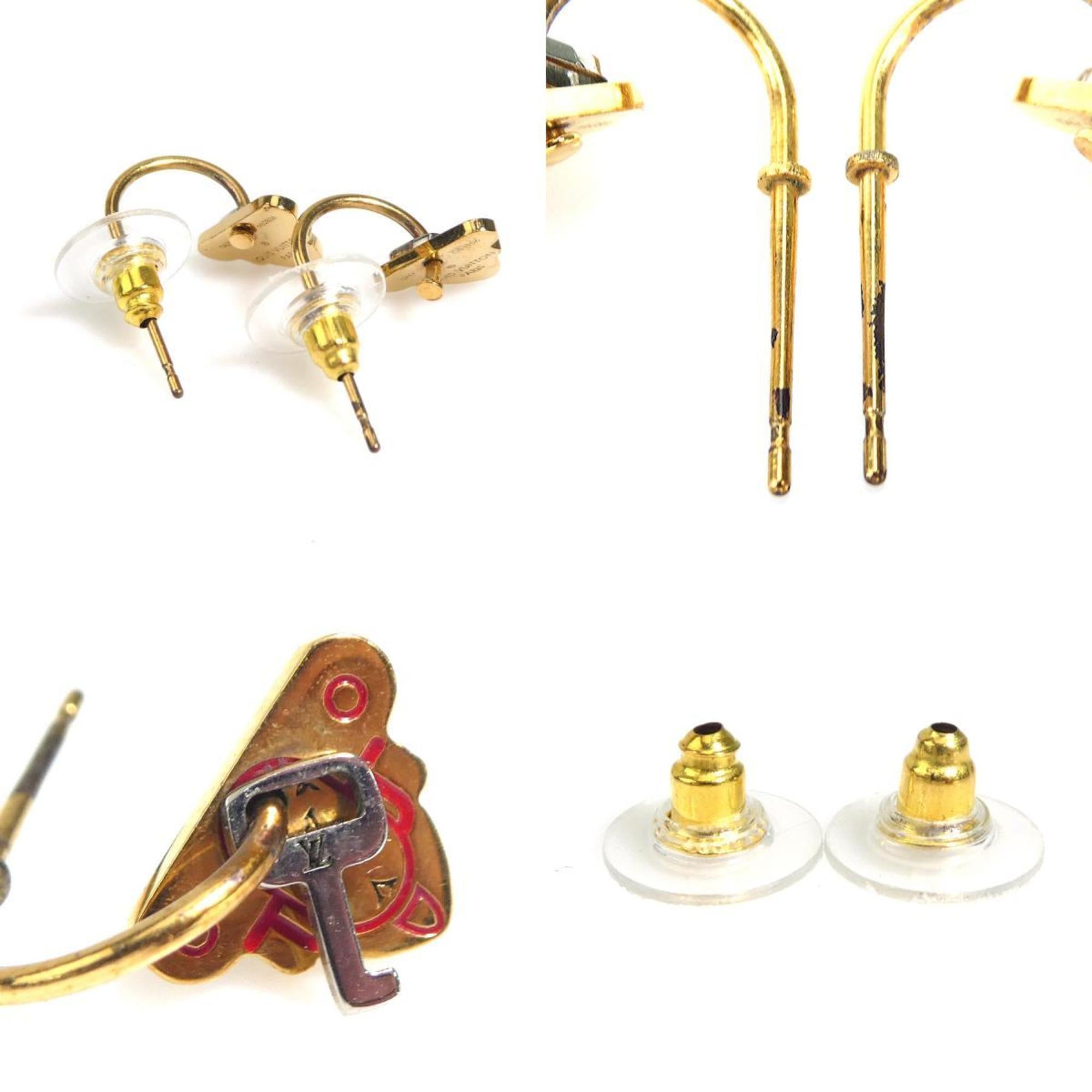 Earrings Gold-Tone Metal