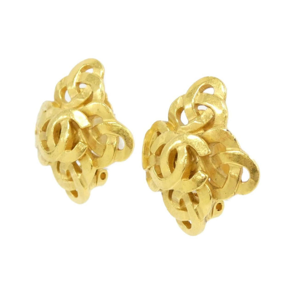Clip-On Earrings Clip-On Gold-Tone Metal