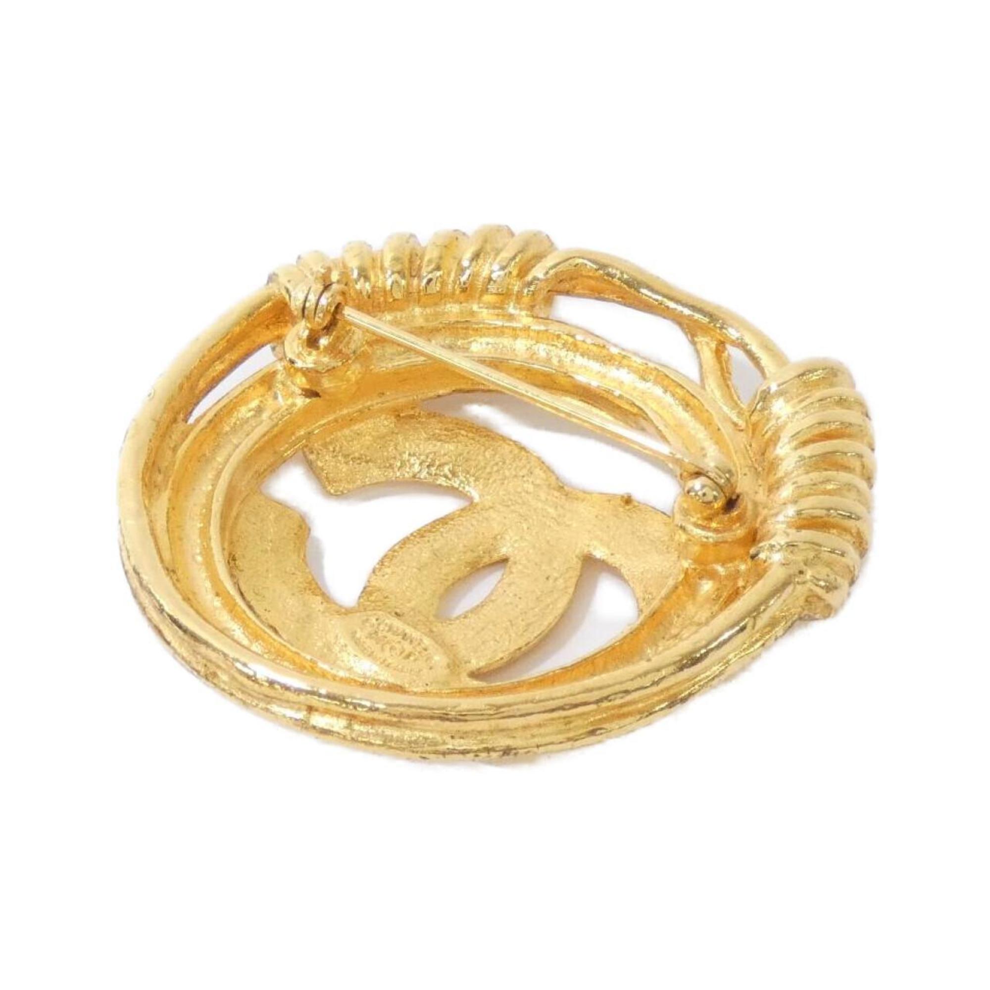 Brooch Gold-Tone Metal