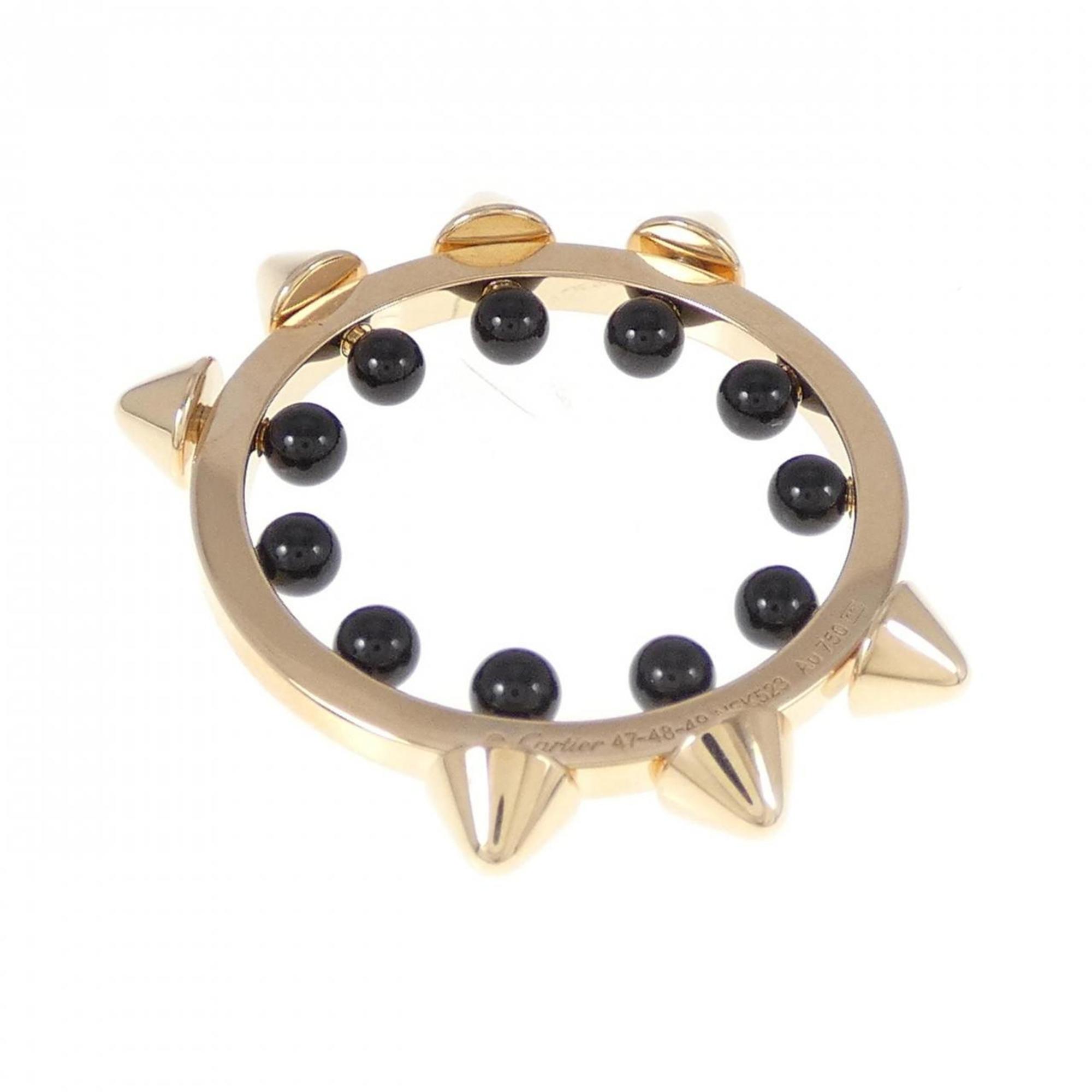 Crash Ring 18K Rose Gold with Onyx