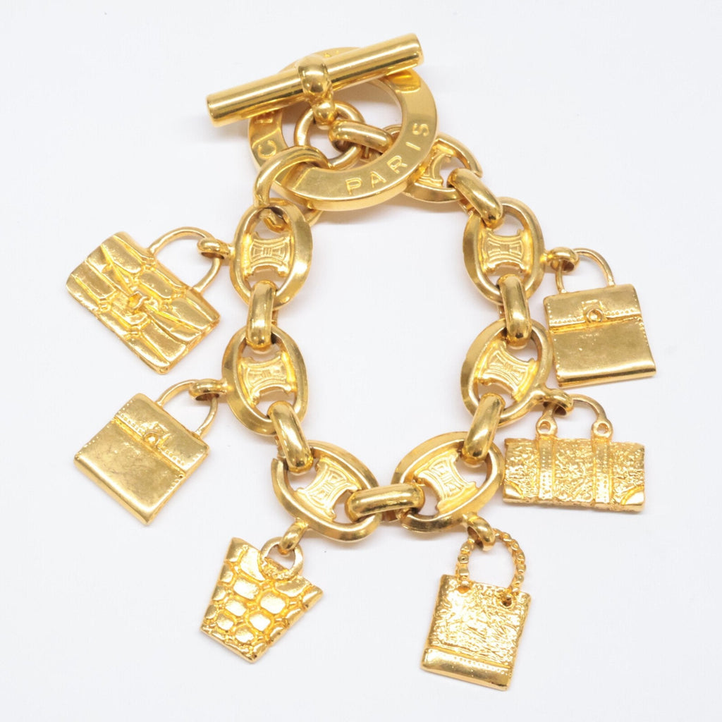 Charm Bracelet Metal Gold